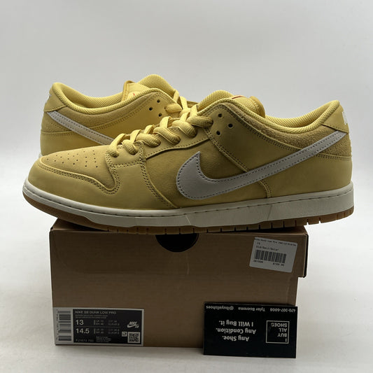 Size 13 - Nike SB Dunk Low Pro Saturn Gold / Sail - Saturn Gold (FJ1674-700)