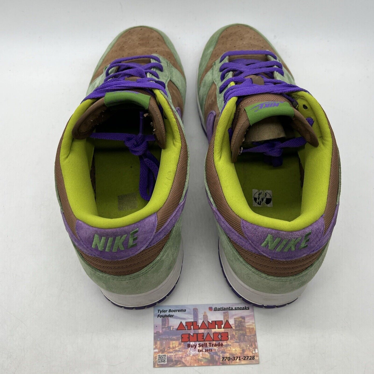 Size 14 - Nike Dunk SP Retro 2020 Low Veneer Purple Brown Green Suede DA1469-200