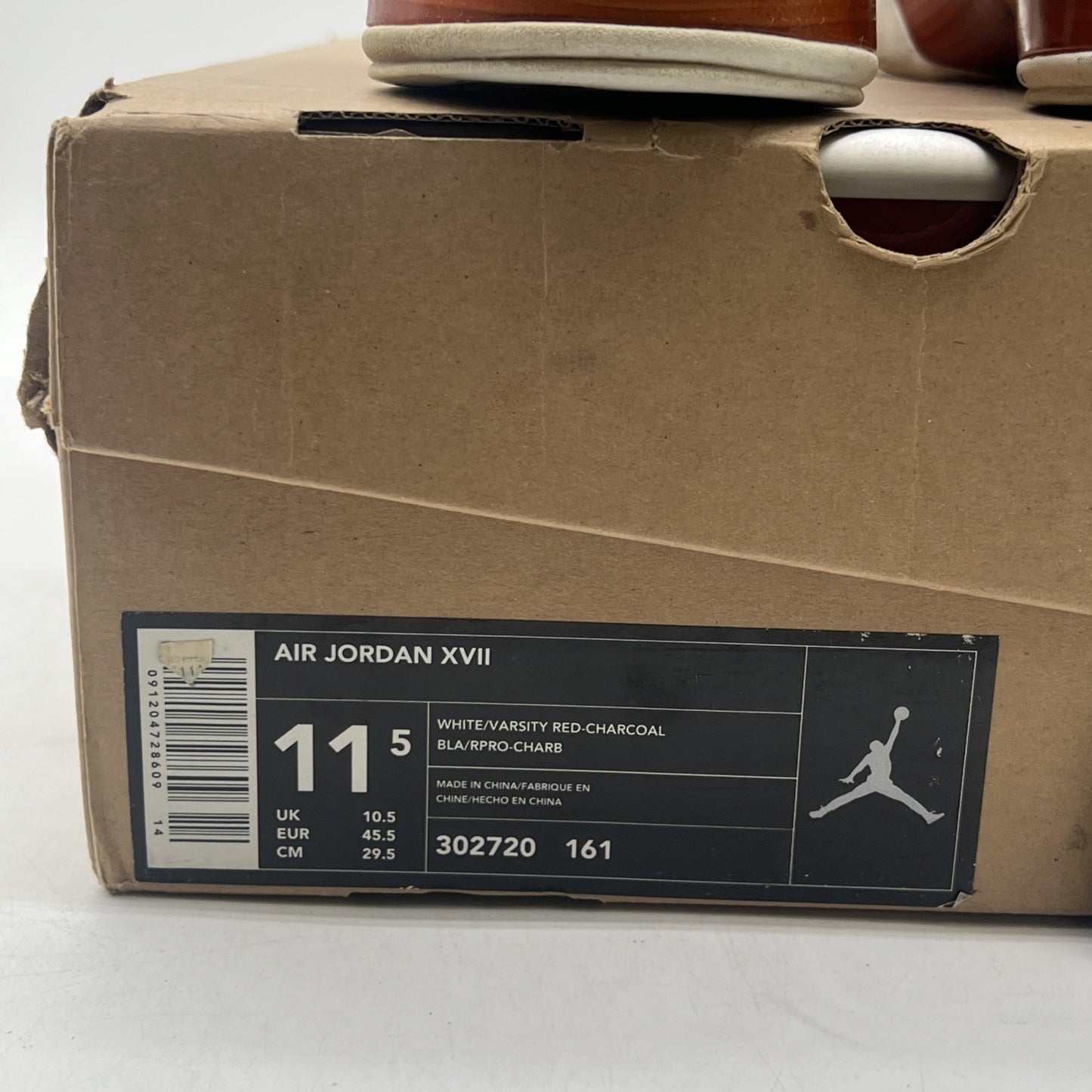 Size 11.5 - Air Jordan 17 OG Varsity Red (302720-161)
