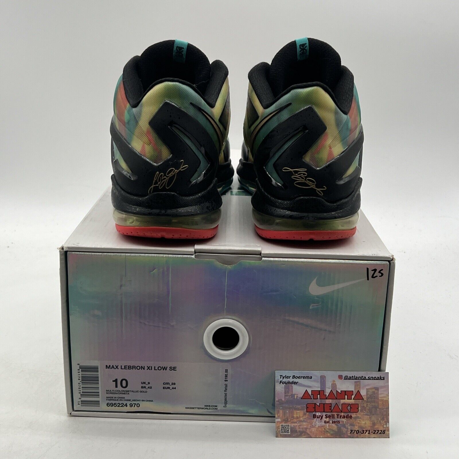 Size 10 - Nike Max LeBron 11 SE Low Multi-Color (695224-970)