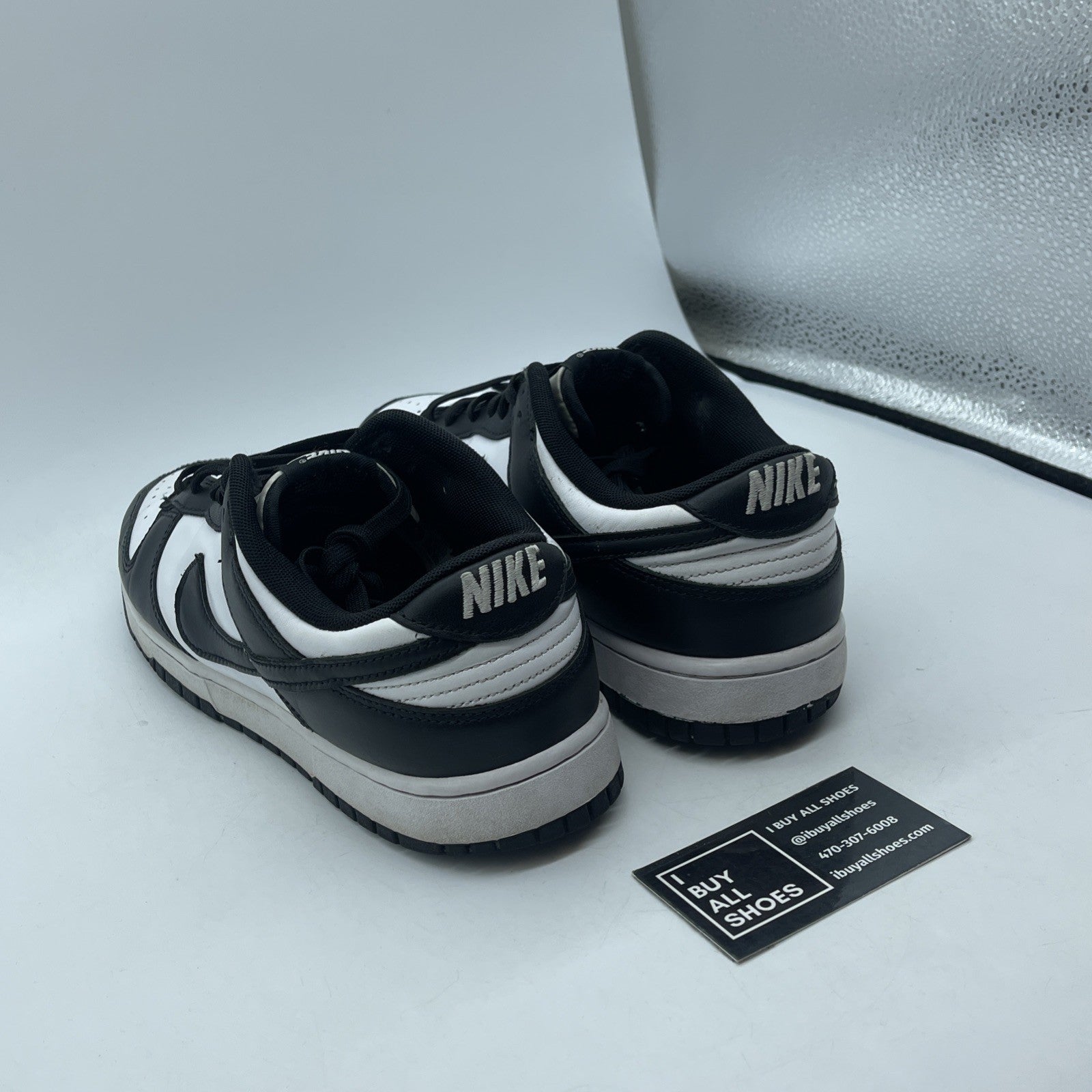 Size 11 - Nike Dunk Low Black White Leather (DD1391-100)