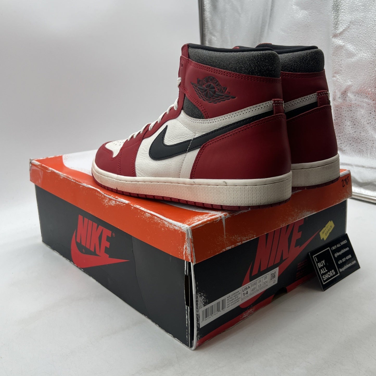 Size 14 -Air Jordan 1 Retro High OG Chicago Reimagined Lost & Found (DZ5485-612)