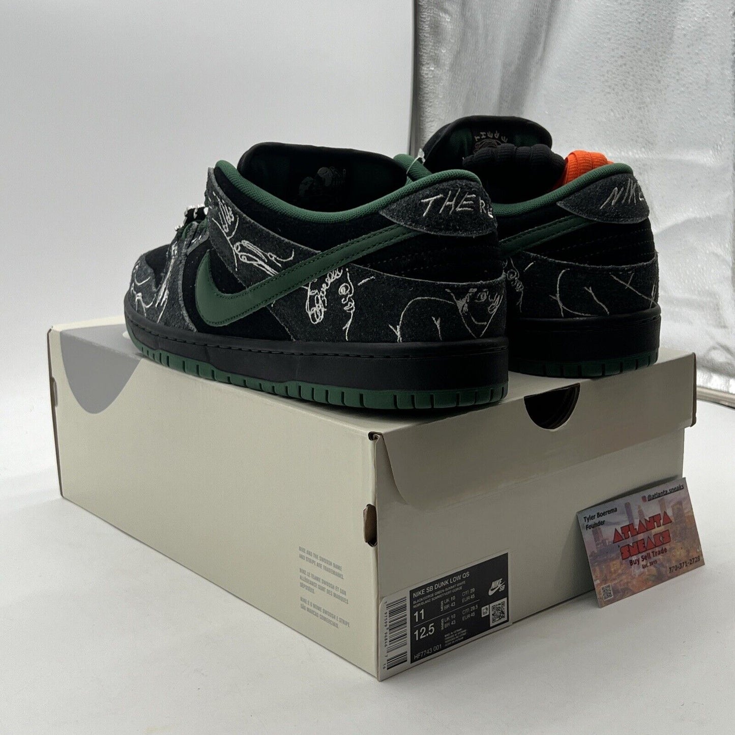 Size 11 - Nike THERE Skateboards x Dunk SB Low Ultra Humanized (HF7743-001)