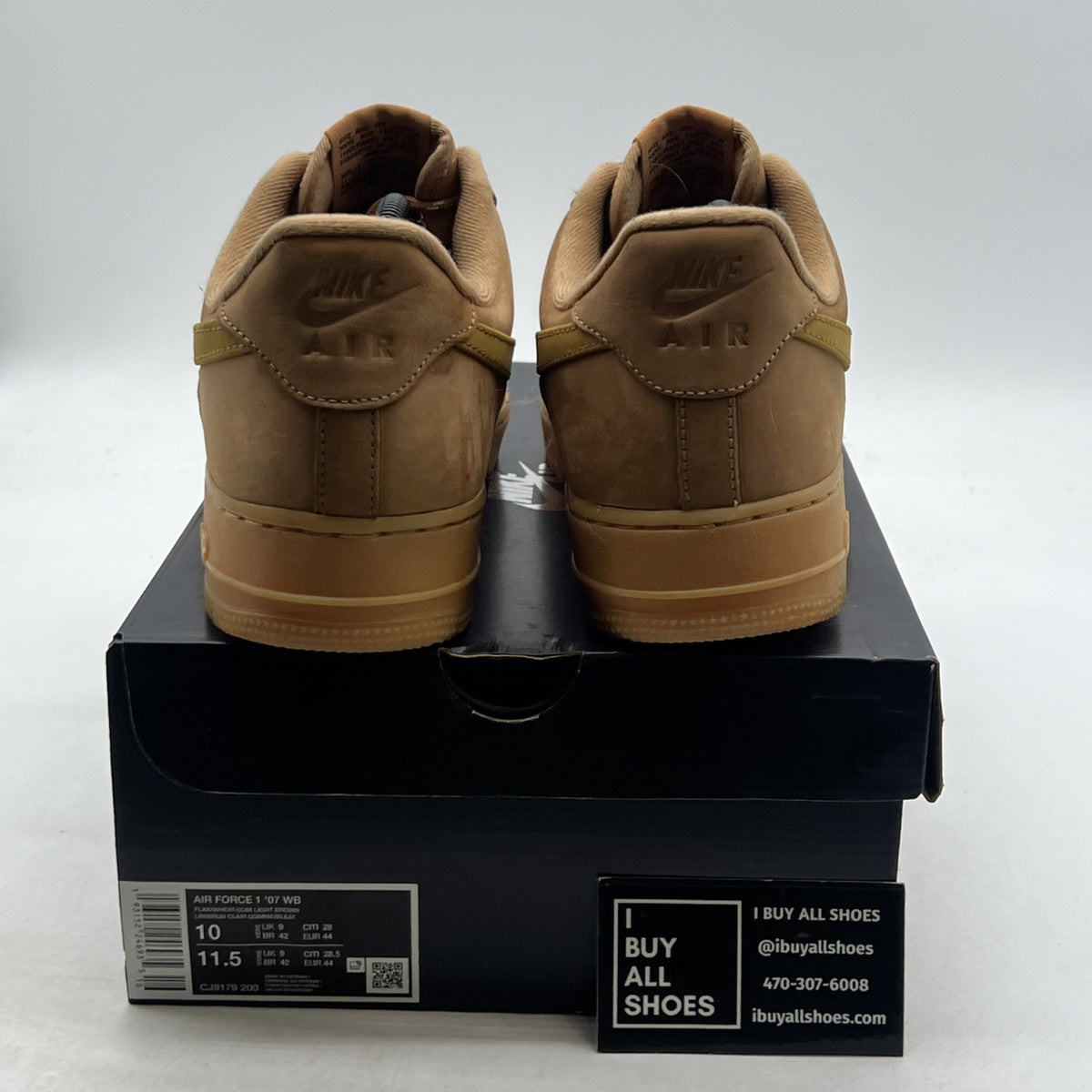 Size 10 - Nike Air Force 1 Low Flax 2019/2022 (CJ9179-200)