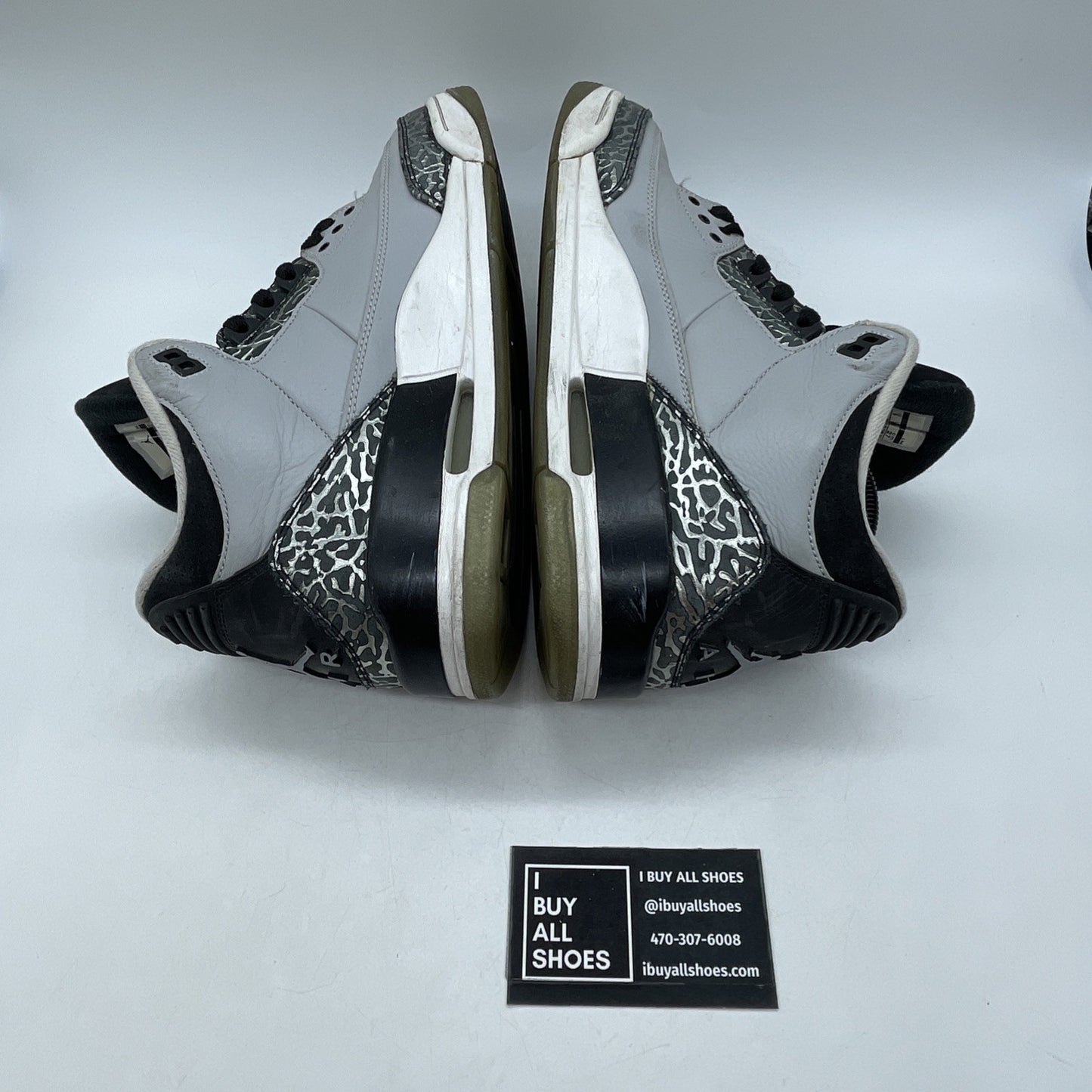 Size 9 - Air Jordan 3 Retro Wolf Grey (136064-004)