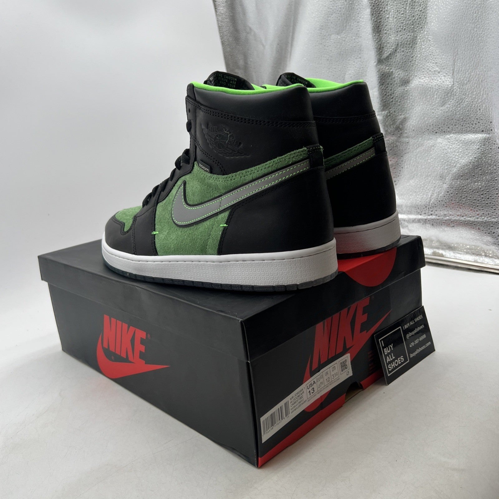 Size 13 - Air Jordan 1 Zoom High Zen Green (CK6637-002)