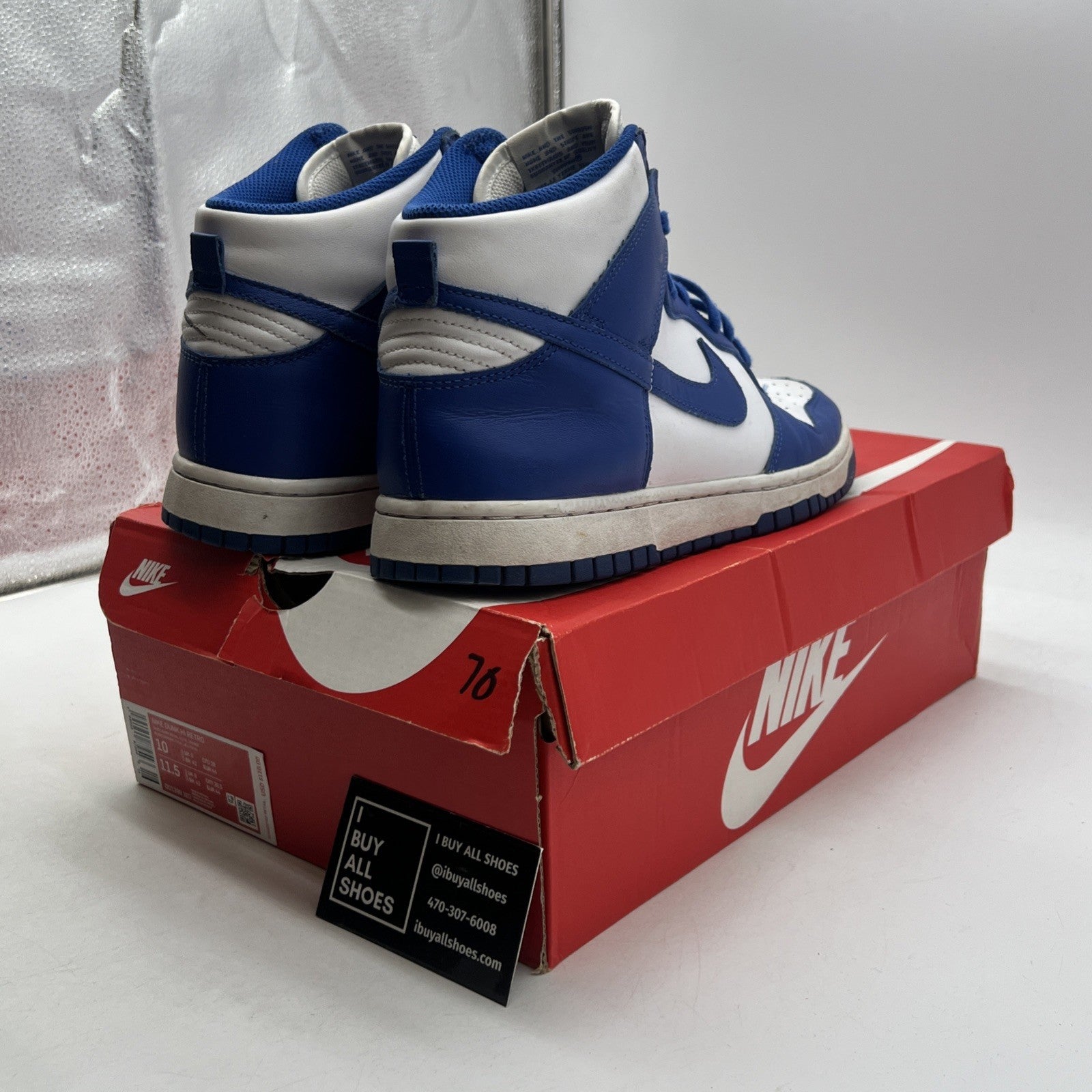 Size 10 - Nike Dunk 2021 High Kentucky (DD1399-102)