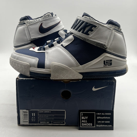 Size 11 - Nike Zoom LeBron 2 2004 USA (309378-441)