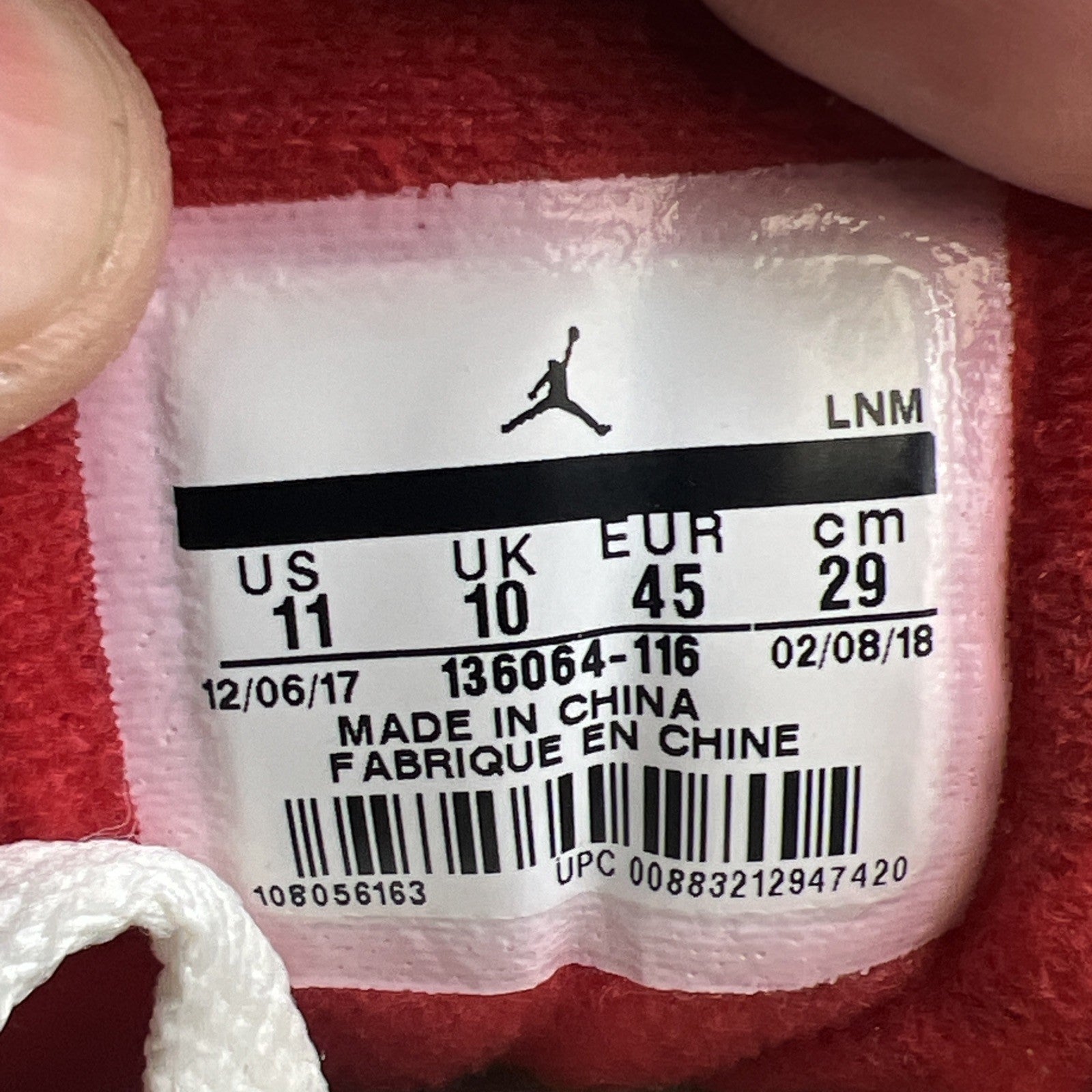 Size 11 - Air Jordan 3 Retro Hall of Fame 2018 (136064-116)