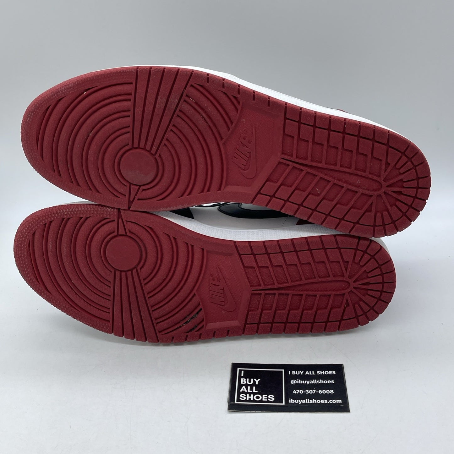 Size 11 - Air Jordan 1 Low Bred Toe (553558-612)