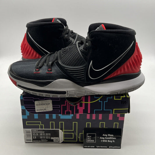 Size 11.5 - Nike Kyrie 6 Bred - (BQ4630-002)
