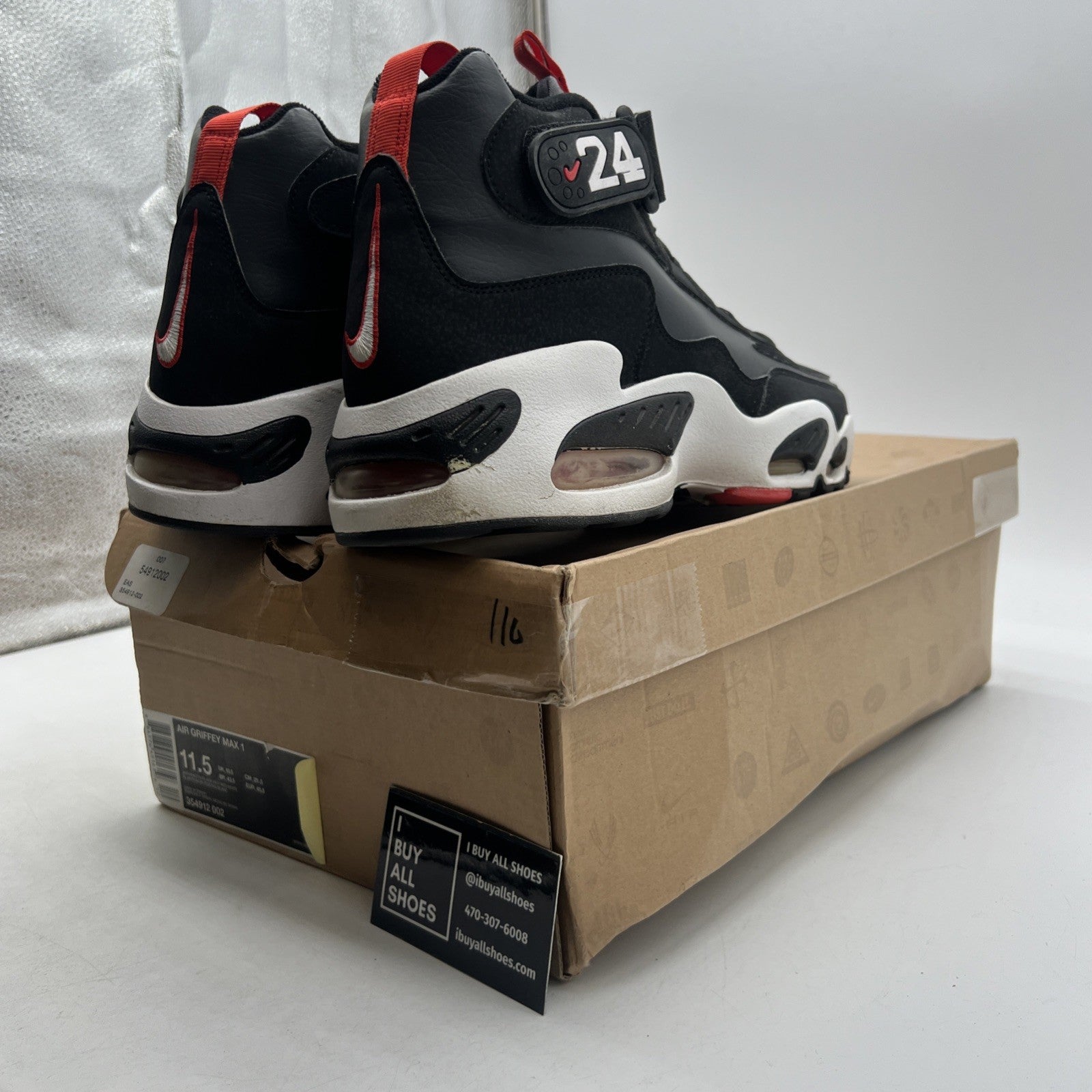 Size 11.5 - Nike Air Griffey Max 1 Anthracite (354912-002)