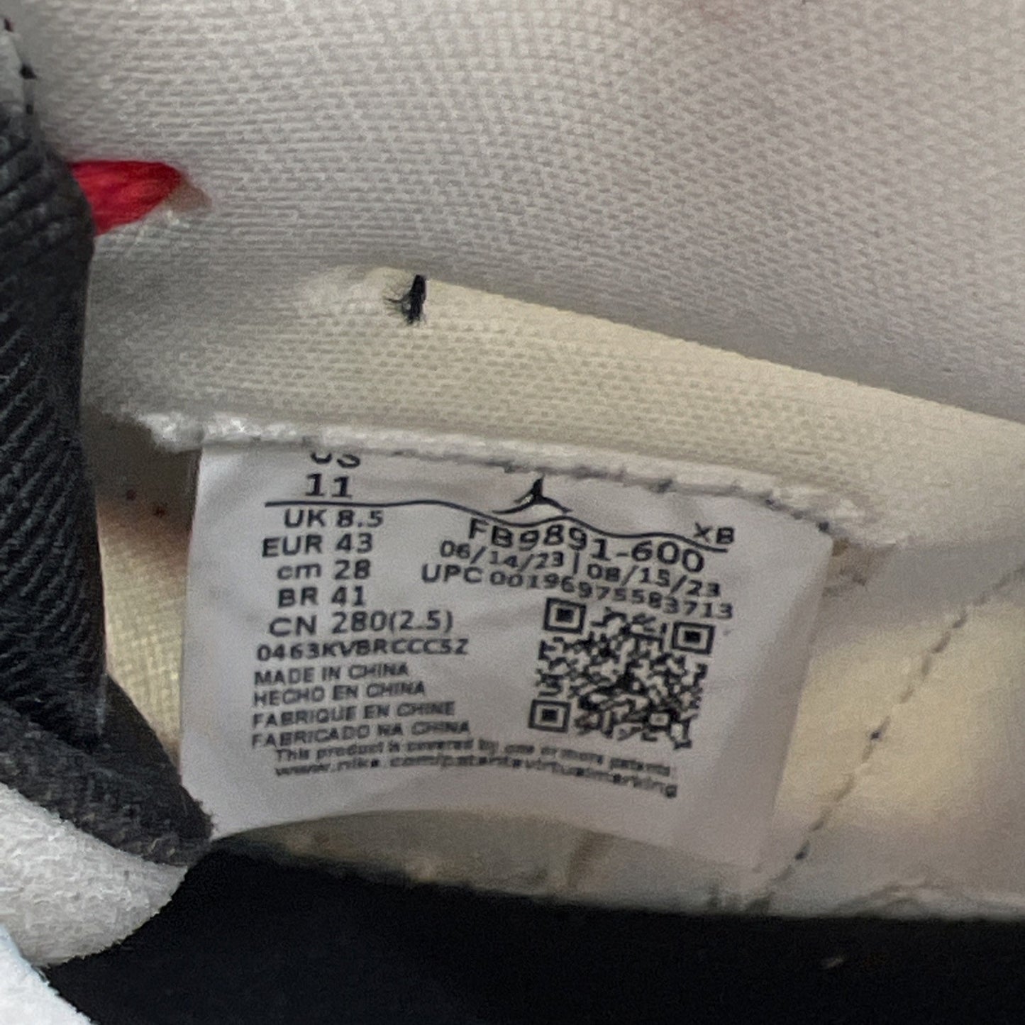 Size 11W - Air Jordan 1 Method of Make High Sport Red W (FB9891-600)