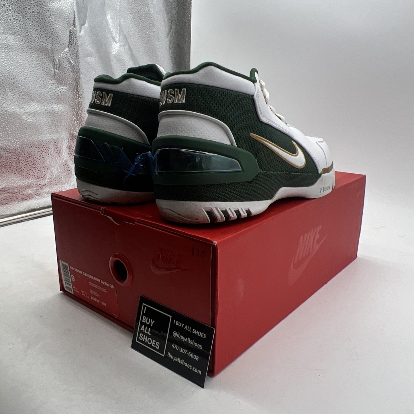 Size 9 - Nike Air Zoom Generation Retro QS SVSM (AO2367-100)