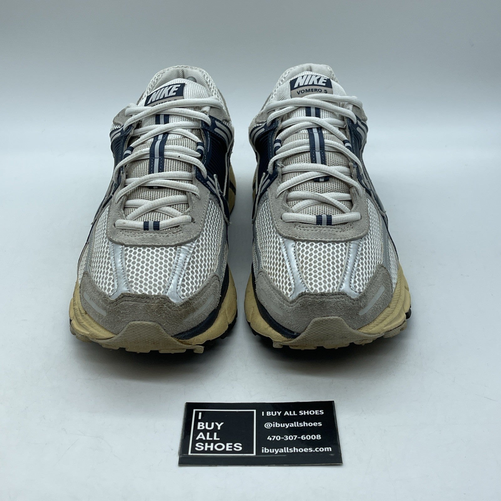 Size 11 - Nike Air Zoom Vomero 5 Since 72 Blue Grey Suede Leather (HF4259–100)