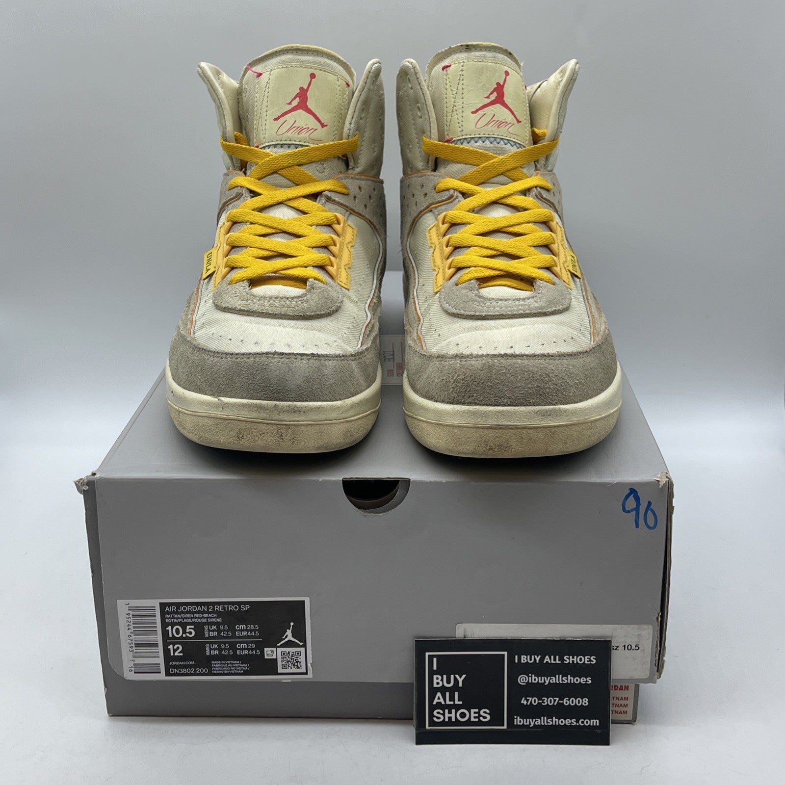 Size 10.5 - Union LA x Air Jordan 2 Retro SP Rattan Brown Suede (DN3802-200)