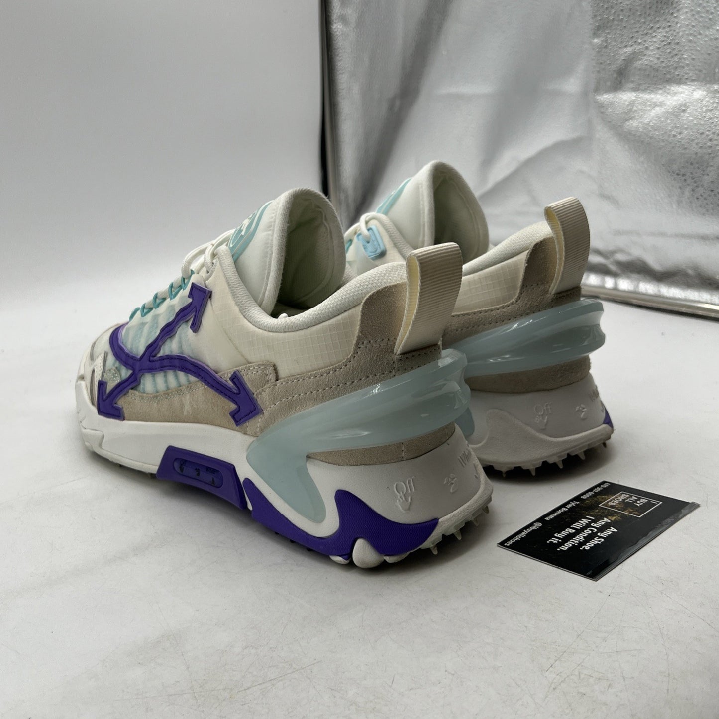 Size 45 - Off-White Odsy 2000 Men's Sneakers White Purple