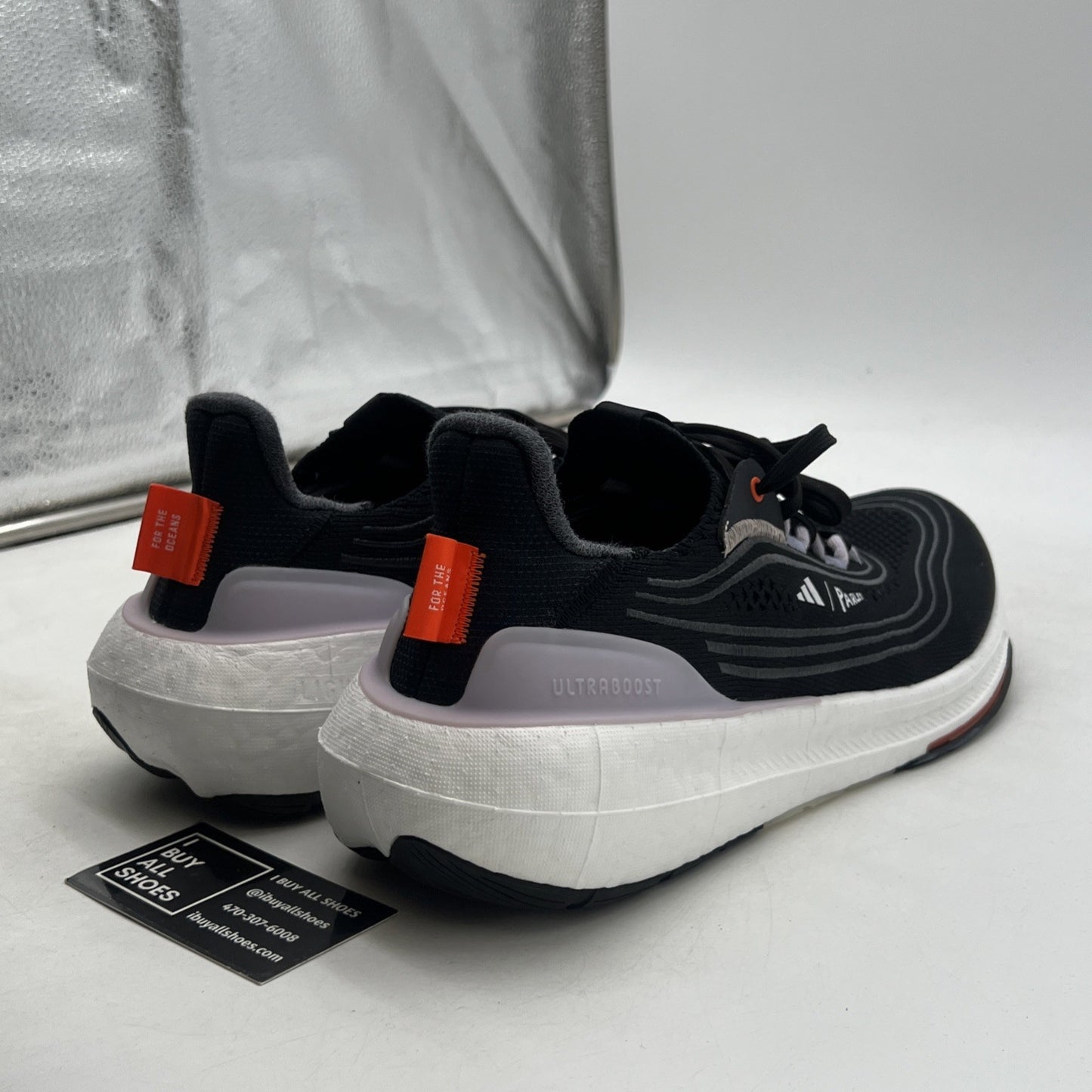Size 12 - adidas Parley x UltraBoost Light Black Solar Red (GY9358)