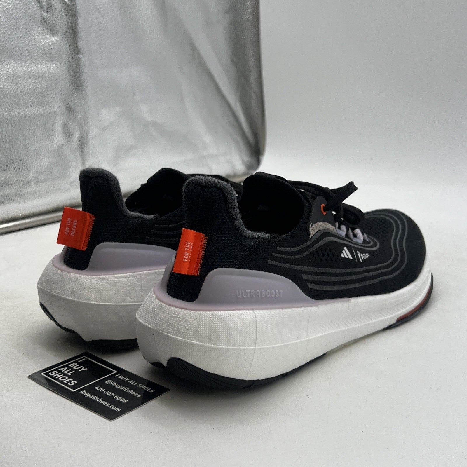 Size 12 - adidas Parley x UltraBoost Light Black Solar Red (GY9358)