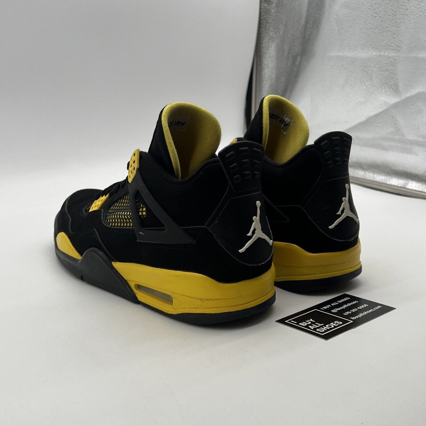 Size 10.5 - Air Jordan 4 Retro Low Thunder (308497-008)