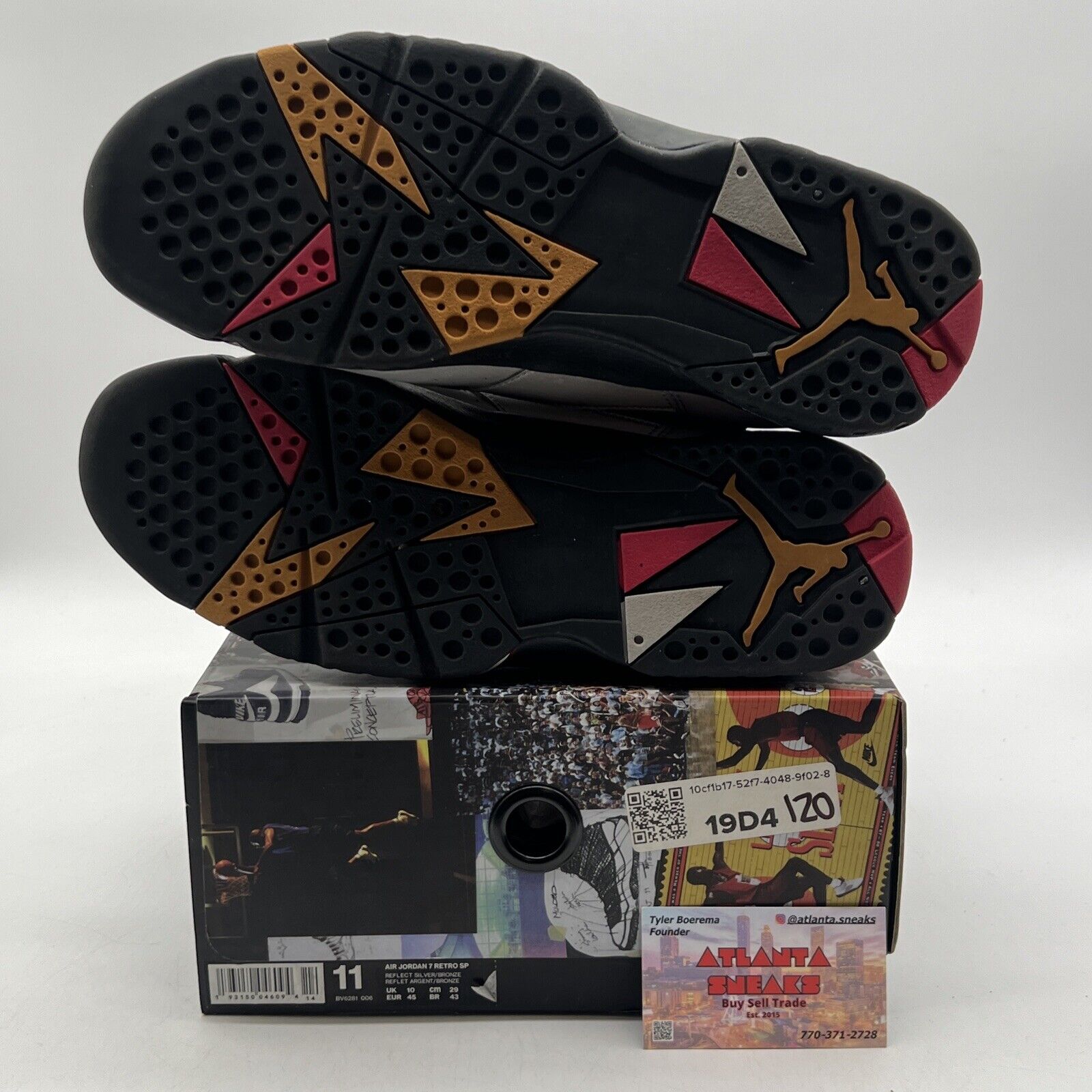 Size 11 - Air Jordan 7 Retro SP Reflections Of A Champion Grey Red (BV6281-006)
