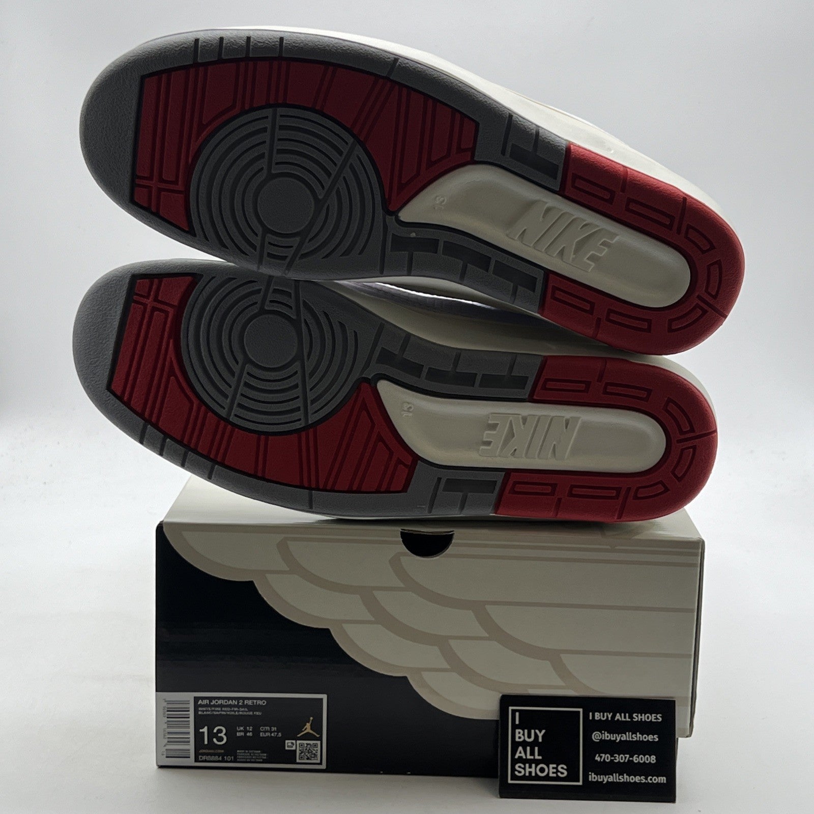 Size 13 - Air Jordan 2 Retro Origins (DR8884-101)