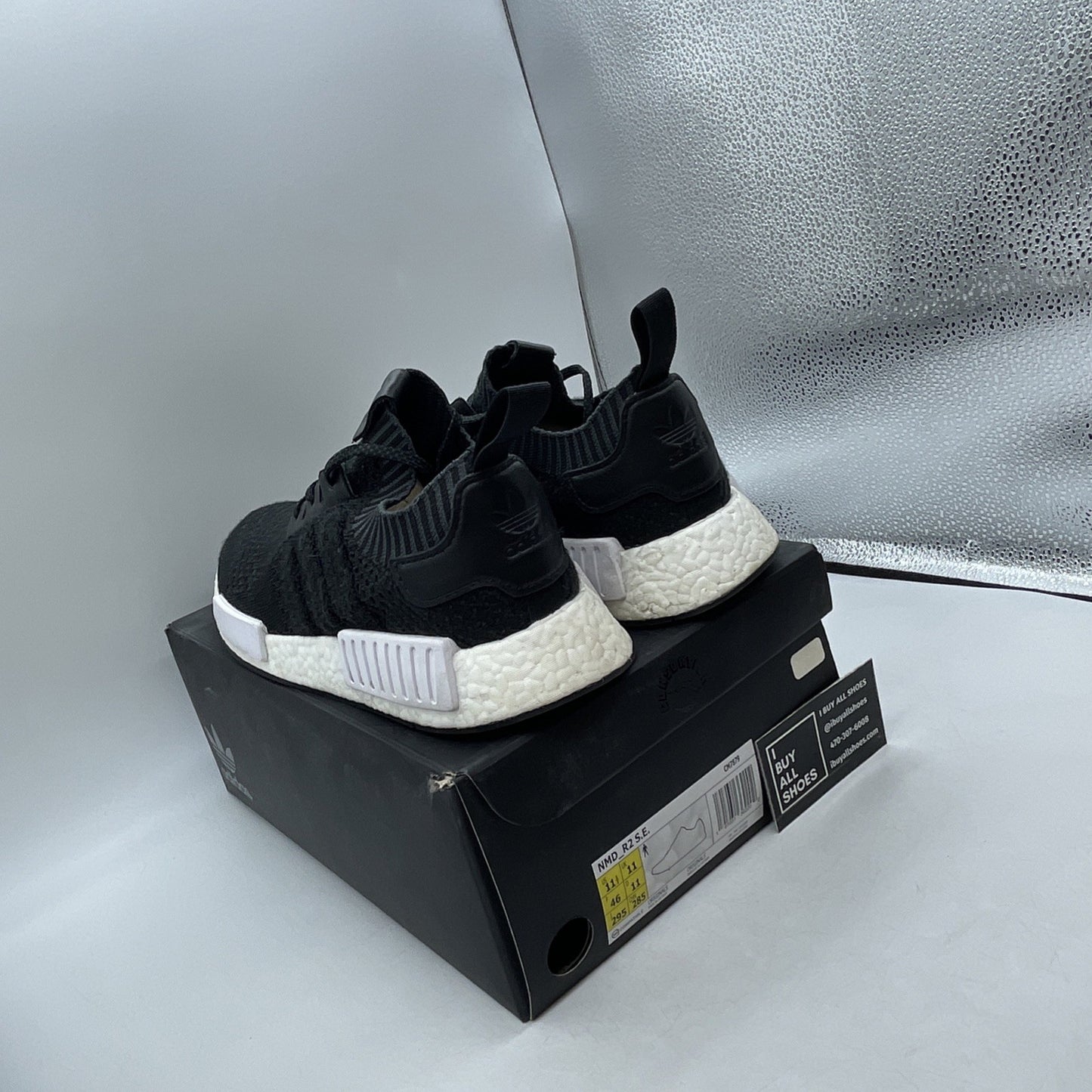 Size 11.5 - A Ma Maniere x Invincible x adidas NMD_R1 Primeknit Core Black