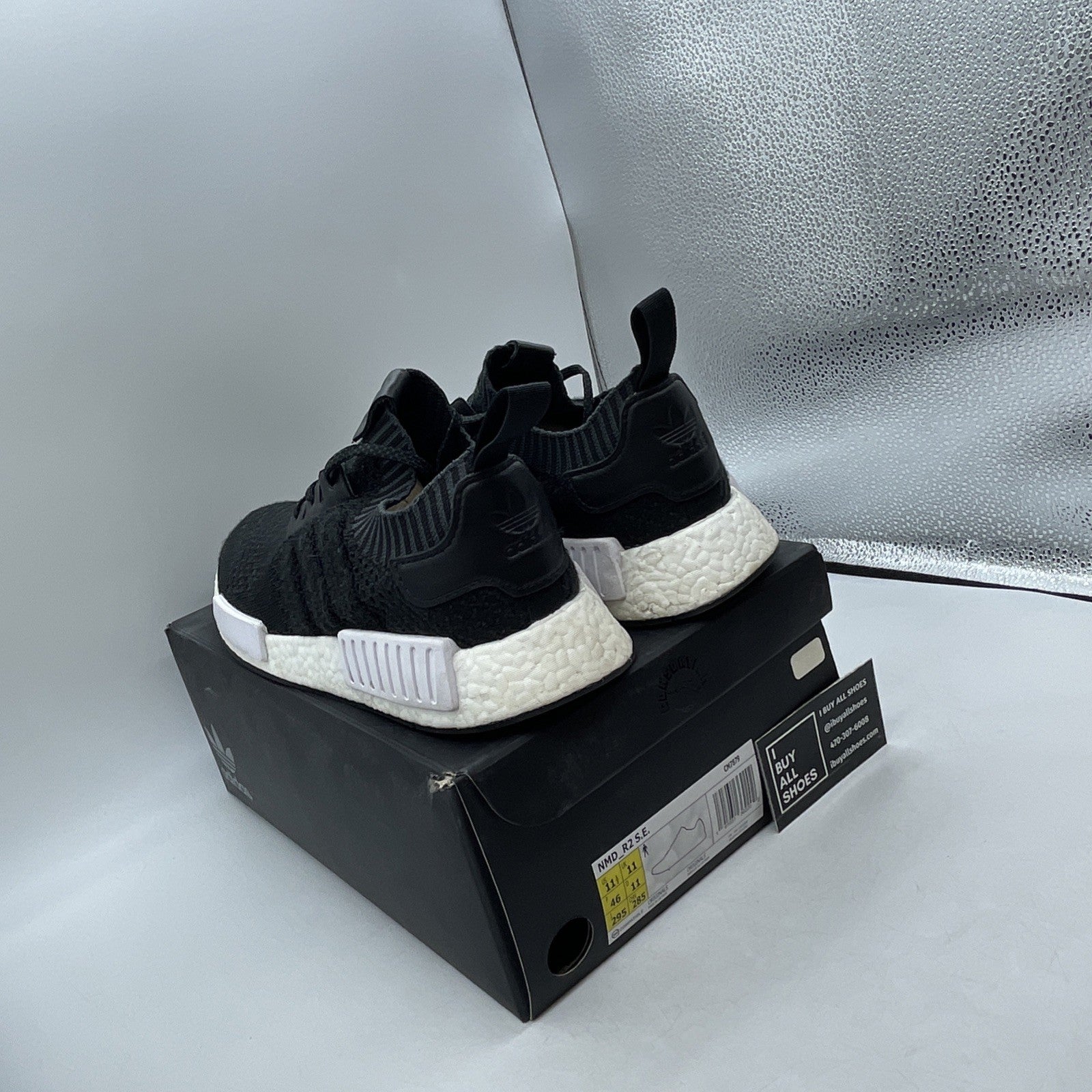 Size 11.5 - A Ma Maniere x Invincible x adidas NMD_R1 Primeknit Core Black