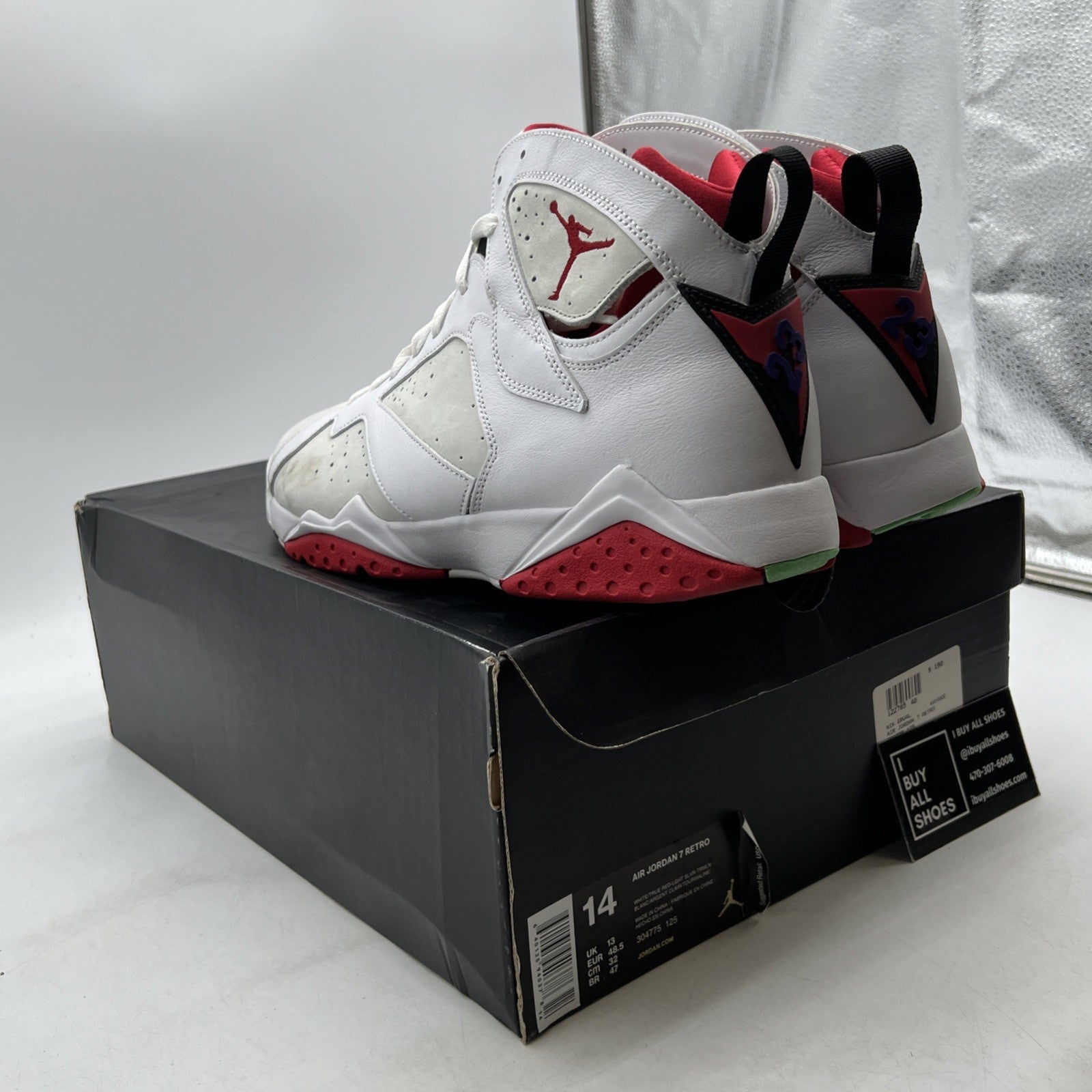 Size 14 - Air Jordan 7 Retro 2015 Hare (304775-125)