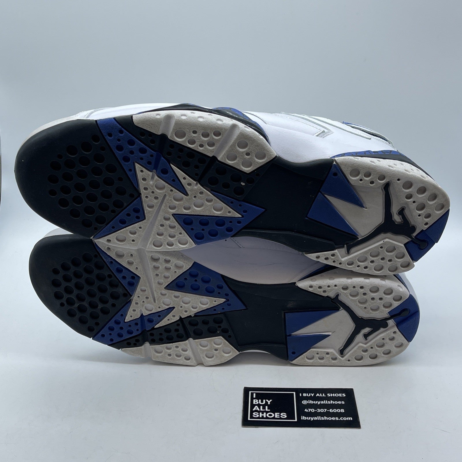 Size 13 - Air Jordan 7 Retro DMP Orlando White Blue Leather (304775-161)