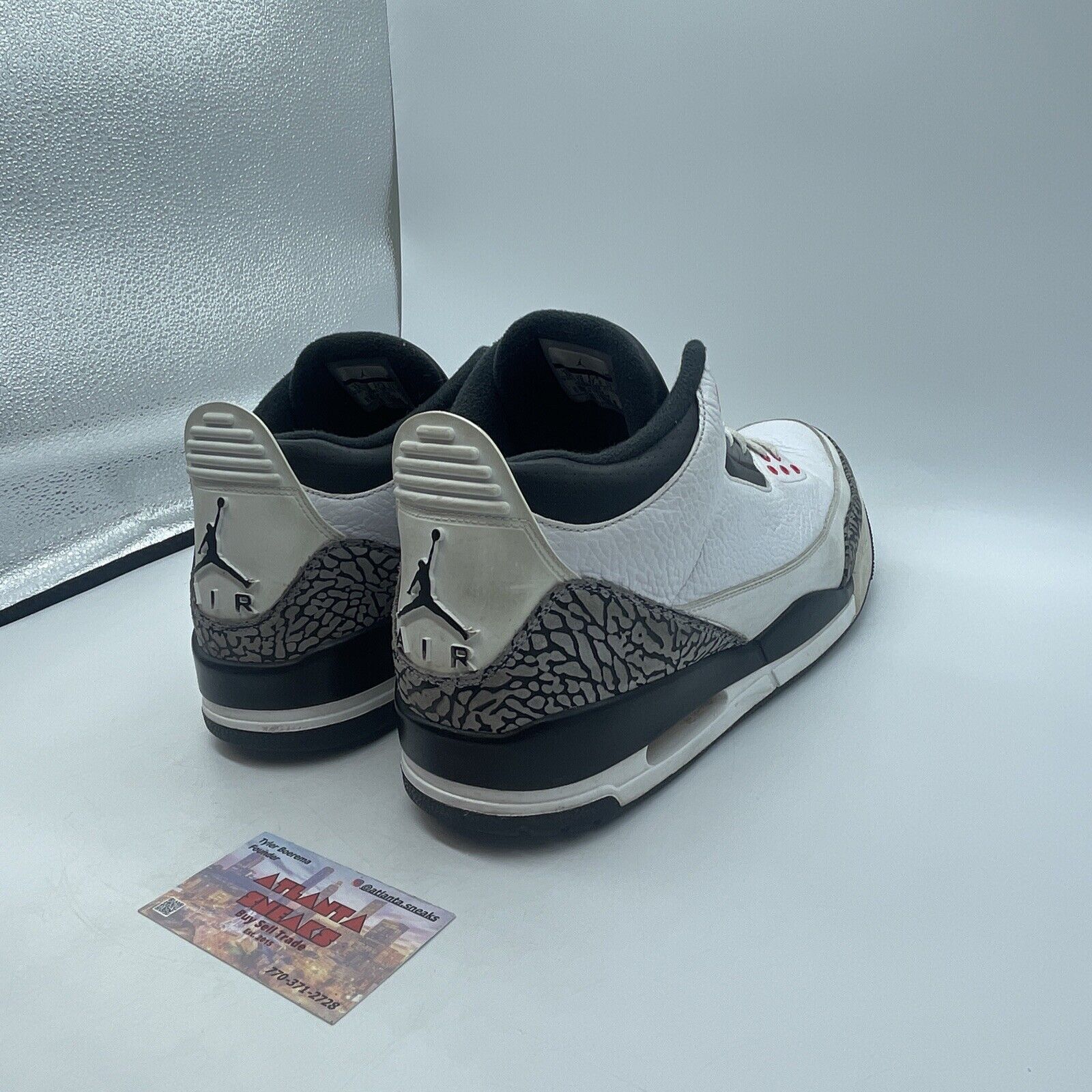 Size 13 - Air Jordan 3 Retro Infrared 23 Black Red White Grey (136064-123)