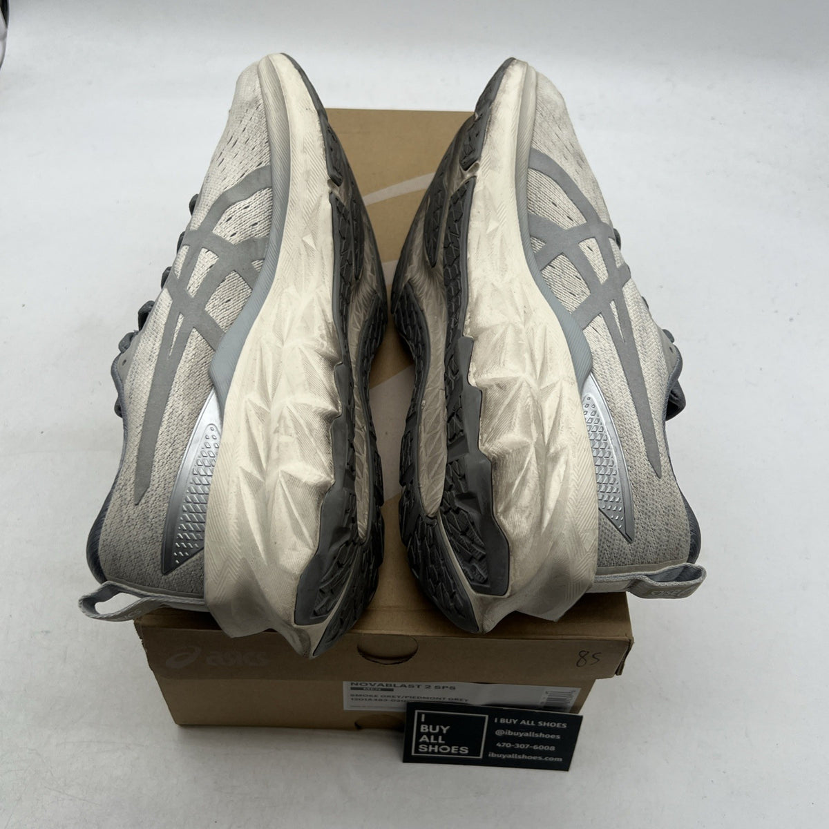 Size 11 - Asics Novablast 2 SPS Smoke Grey (1201A483-020)