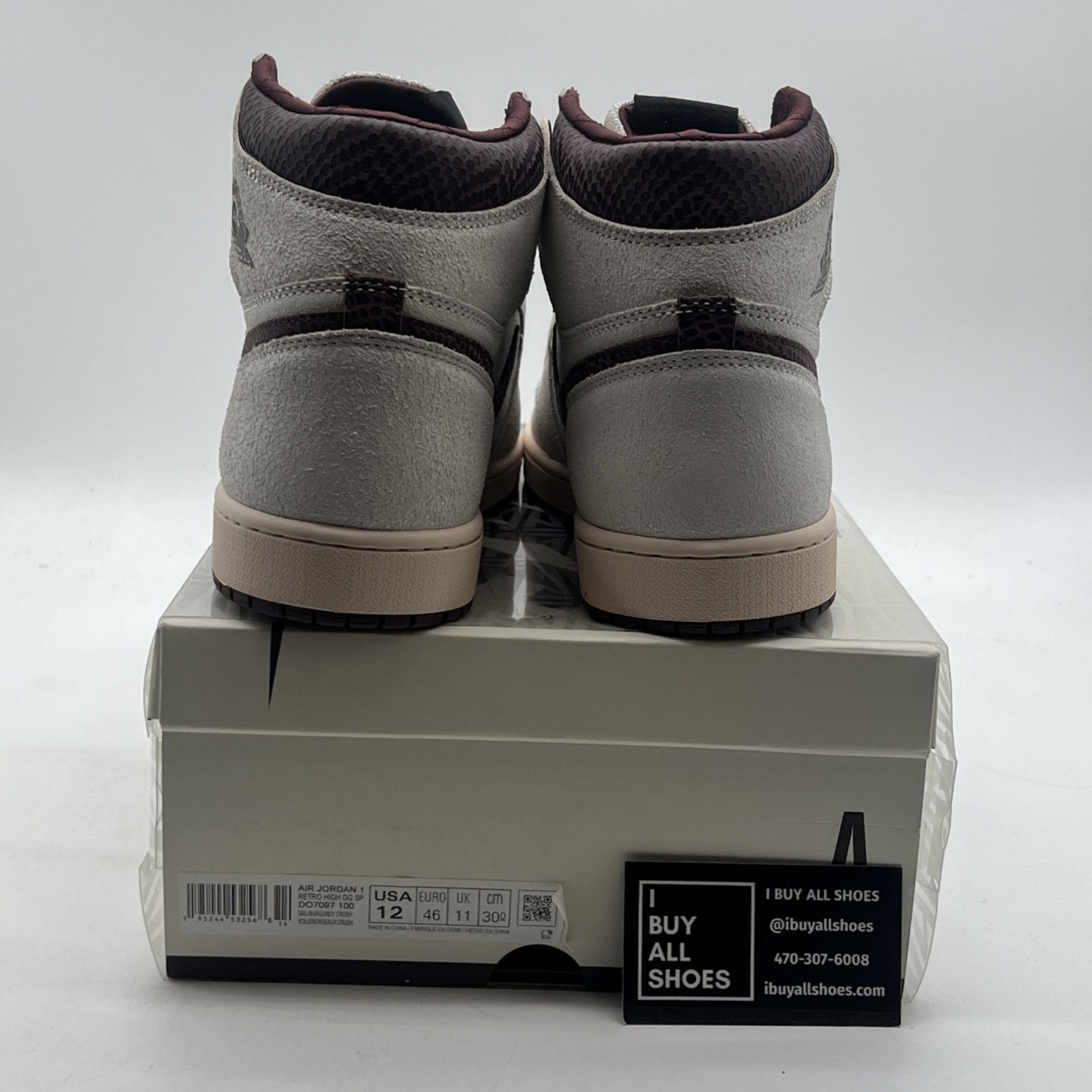 Size 12 - Air Jordan 1 OG x A Ma Maniere High Airness (DO7097-100)