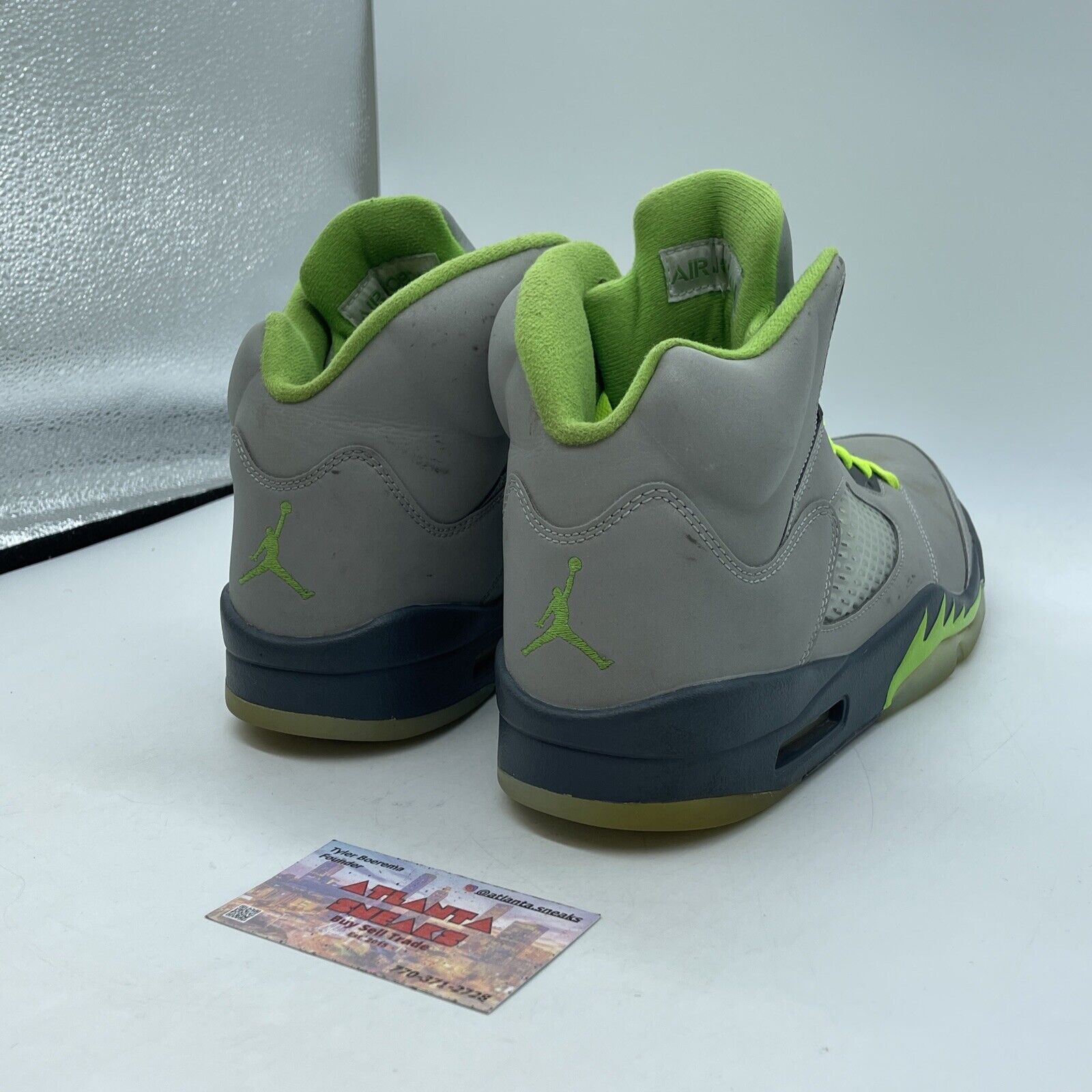 Size 10 - Jordan 5 Retro Green Bean Grey Leather (DM9014-003)