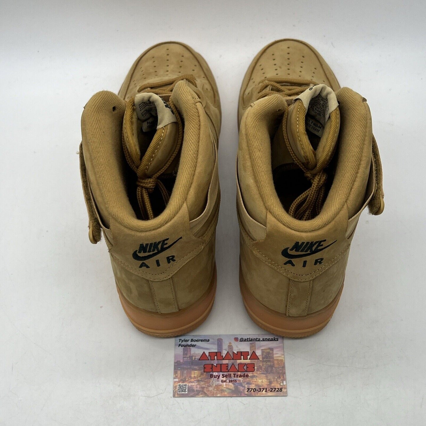 Size 13 - Nike Air Force 1 '07 LV8 WB High Flax (882096-200)