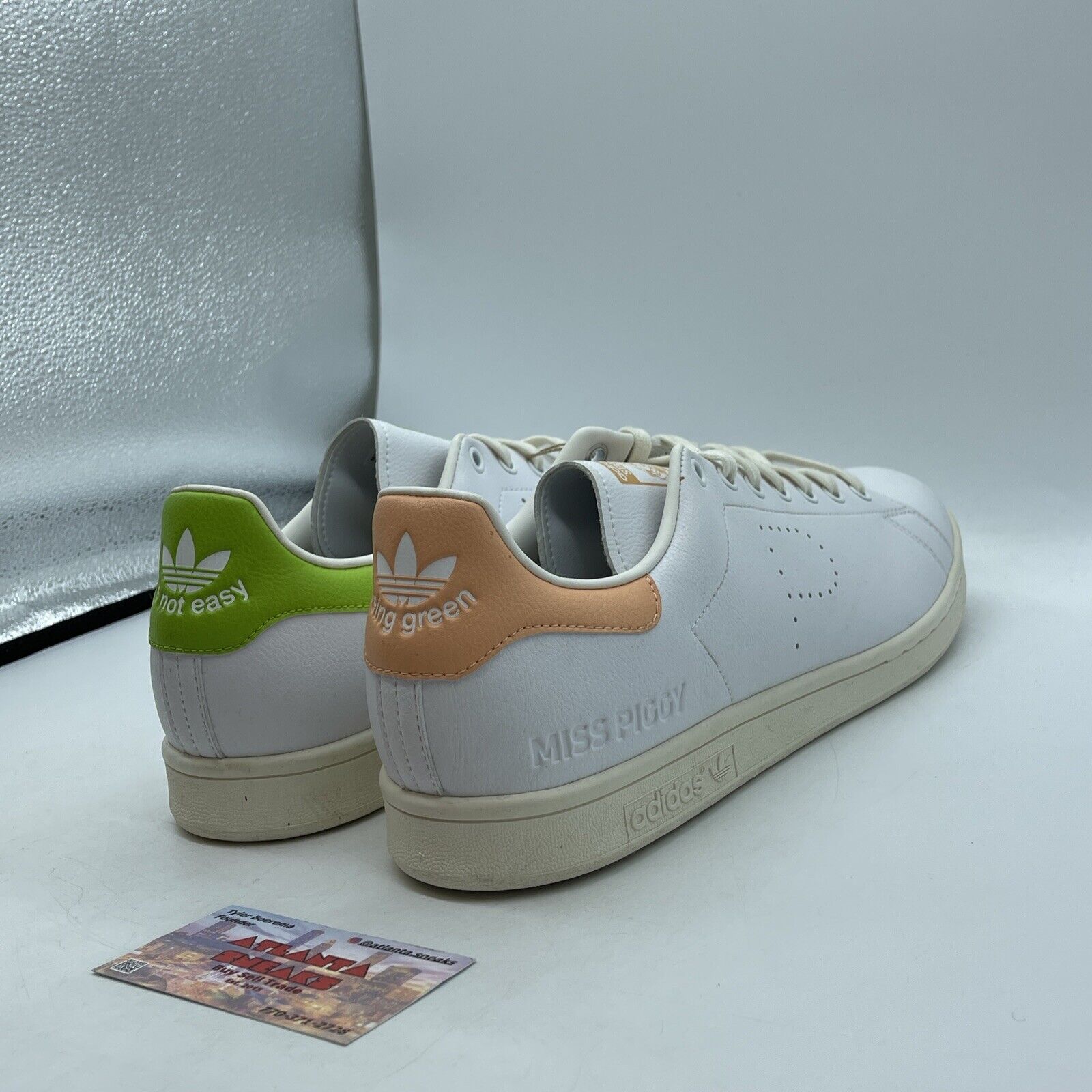 Size 14 - adidas Disney x Stan Smith Miss Piggy & Kermit White Leather (GZ5996)