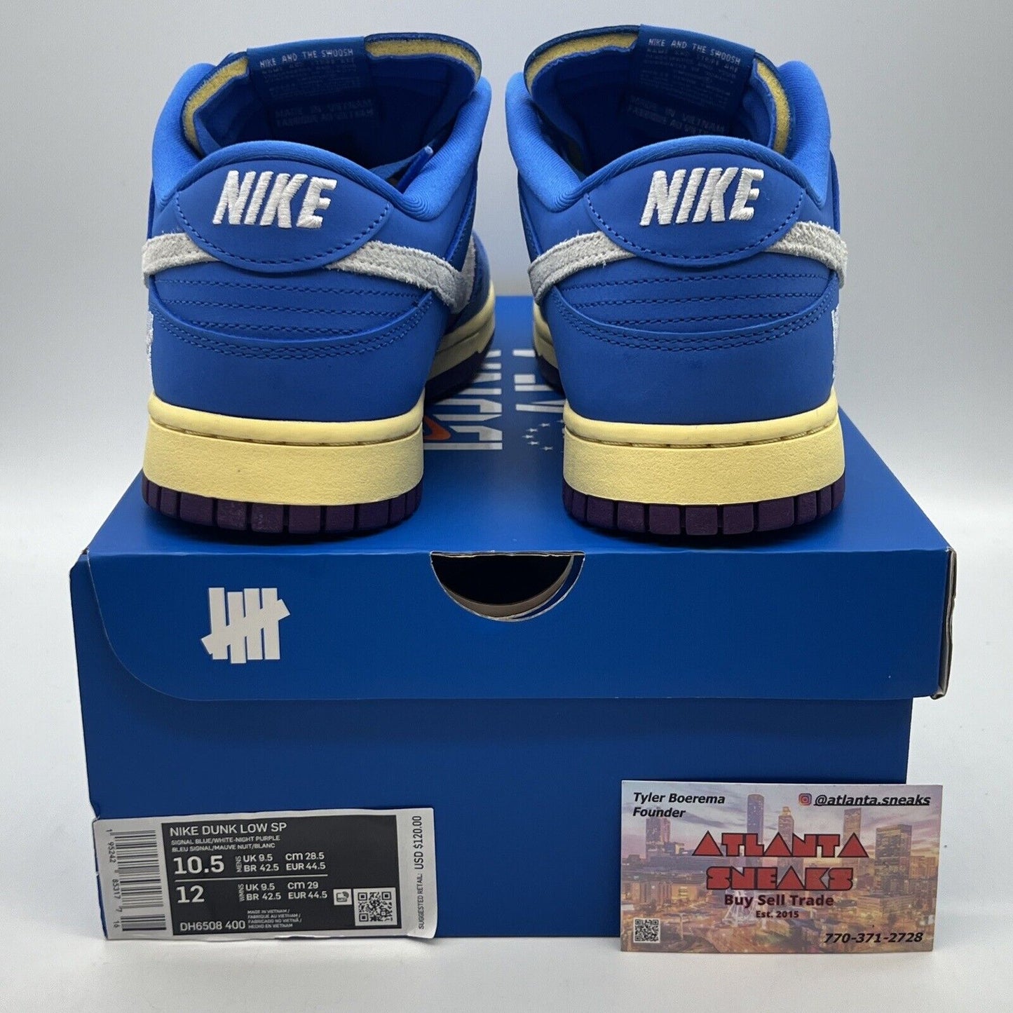 Size 10.5 - Nike Dunk Low SP x Undefeated Dunk Vs AF1 Og All Brand New