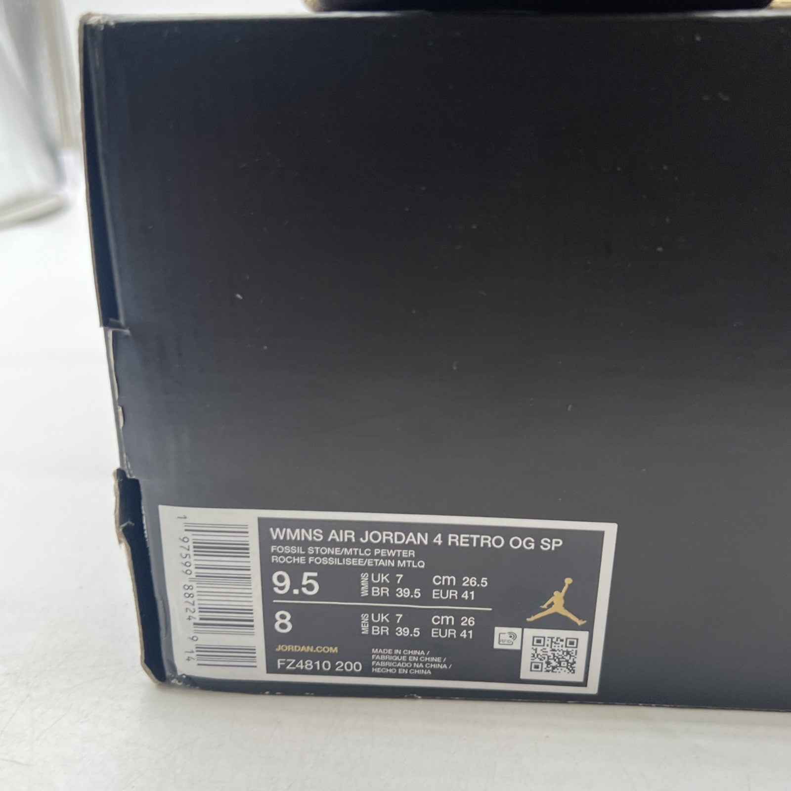 Size 9.5W - A Ma Maniére x Air Jordan 4 Retro While You Were Sleeping FZ4810-200