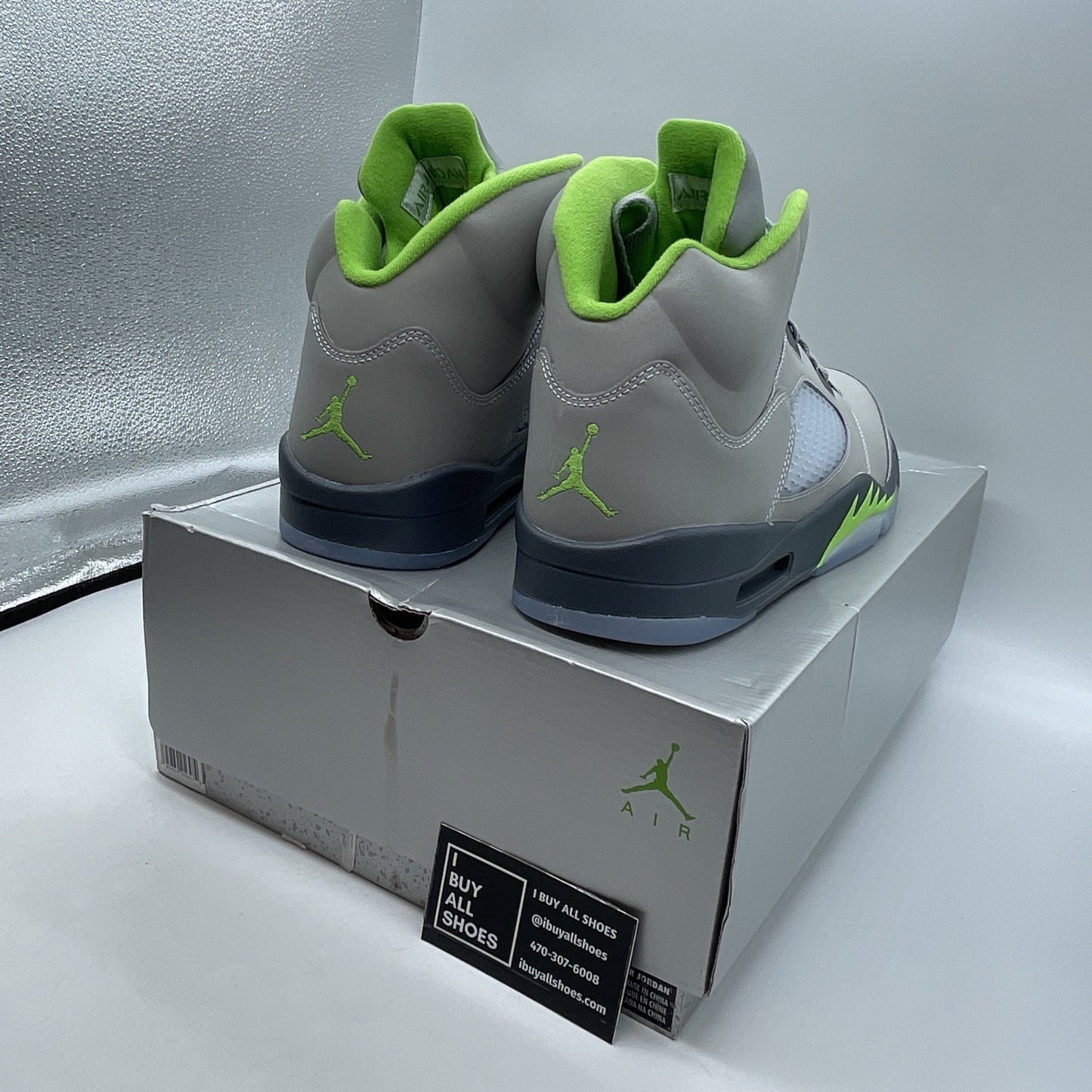 Size 13 - Air Jordan 5 Retro Green Bean (DM9014-003)