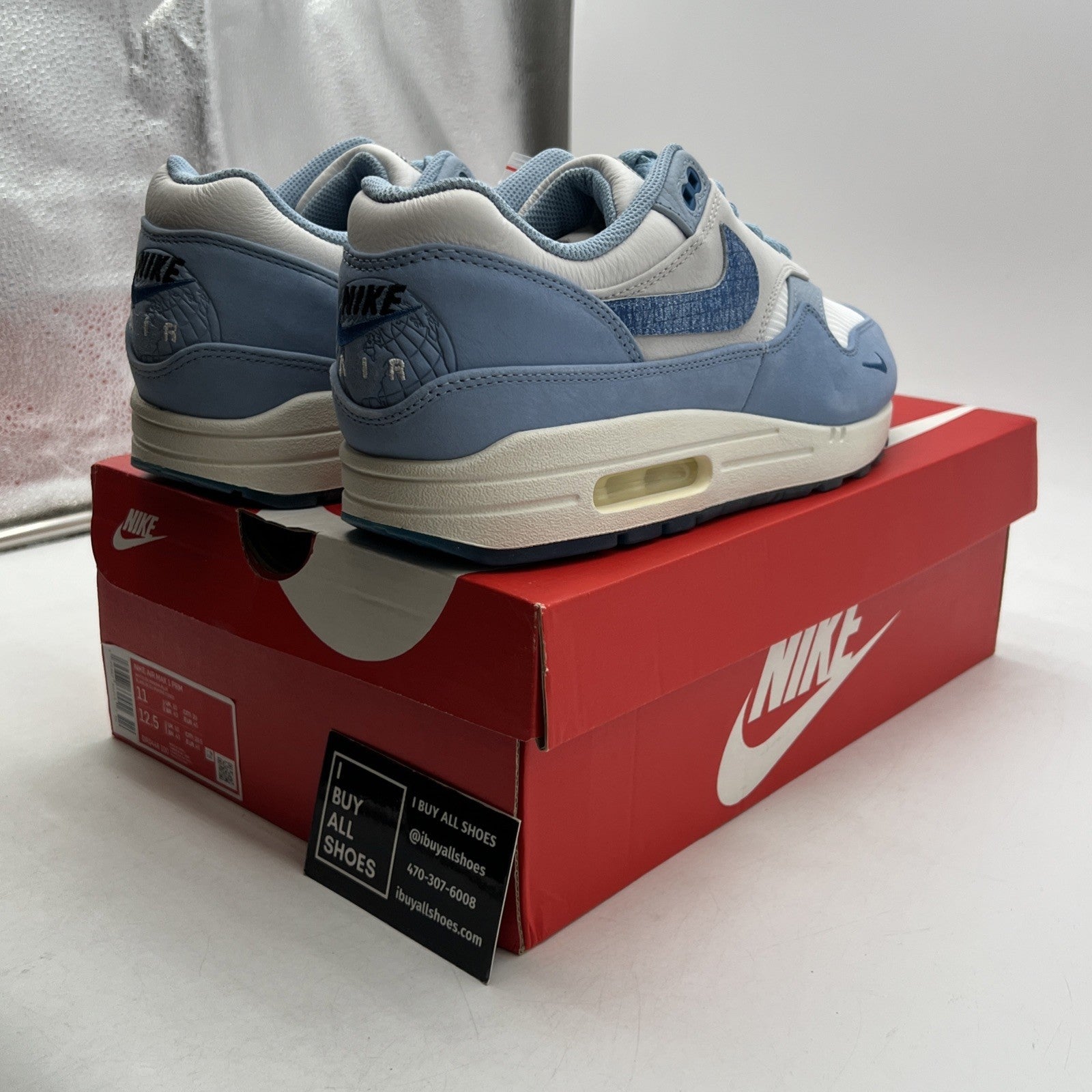 Size 11 - Nike Air Max 1 Premium Air Max Day - Blueprint (DR0448-100)