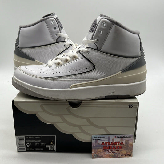 Size 9.5 - Air Jordan 2 Retro White Cement (DR8884-100)