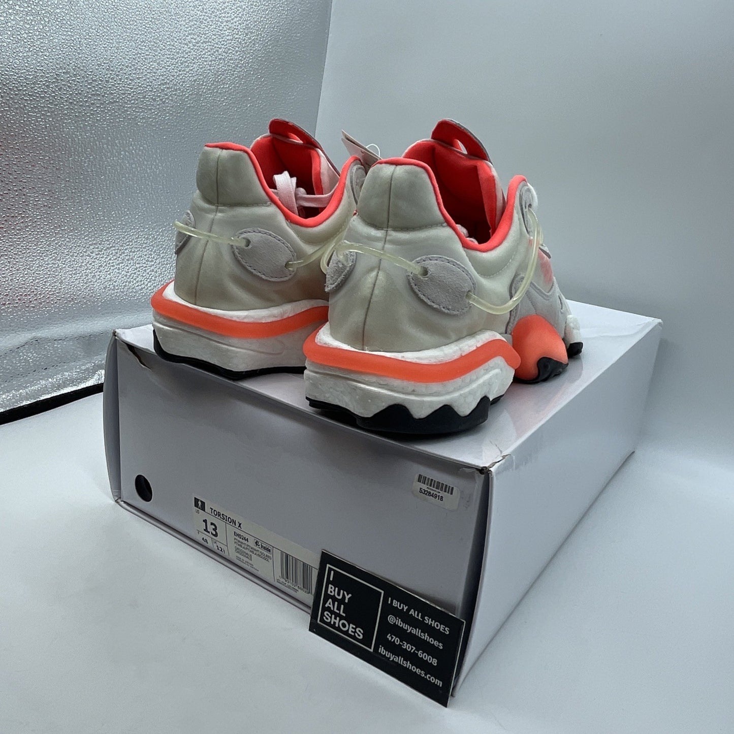 Size 13 - Adidas Torsion X Solar Red (EH0244)