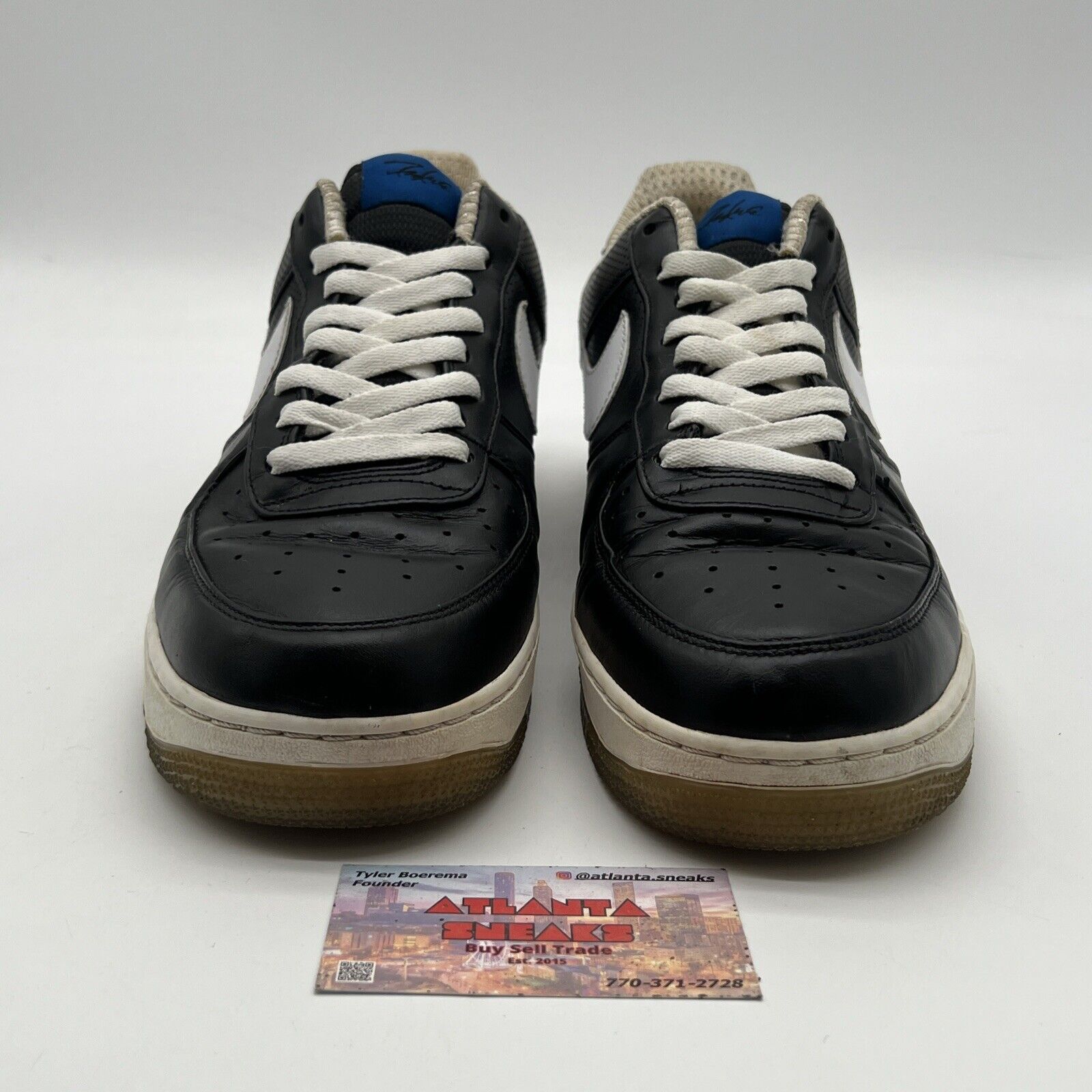 Size 12 - Nike Air Force 1 Premium Low Futura Mens Shoes (318775-004)