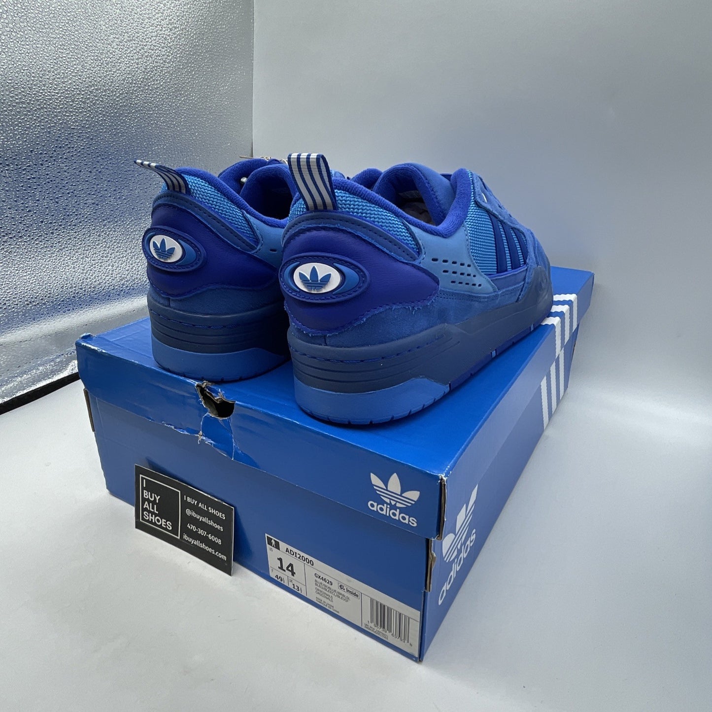 Size 14 - Adidas ADI2000 Bold Blue (GX4629)