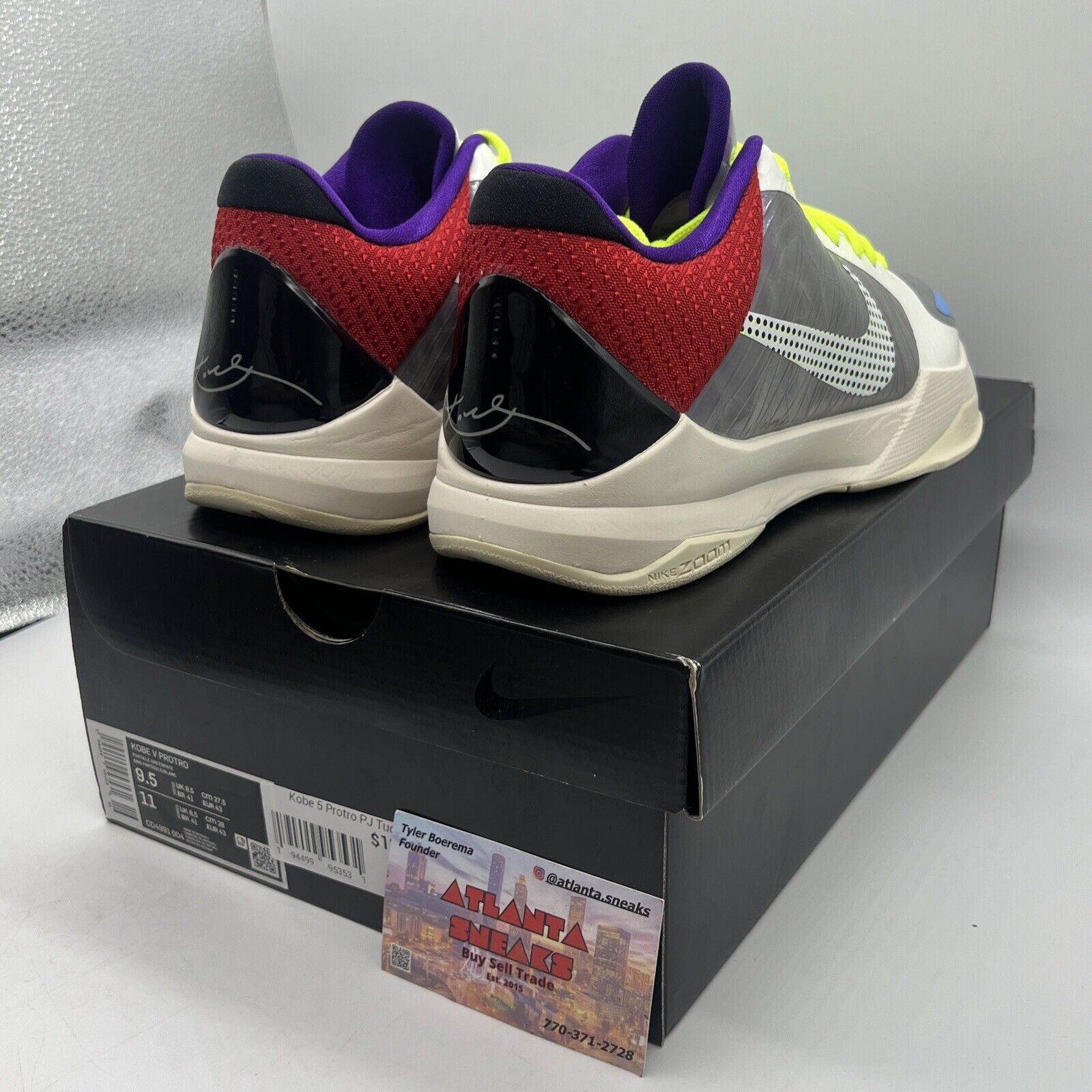 Size 9.5 - Nike Zoom Kobe 5 Protro PE P.J. Tucker 2020 Brand New Og All