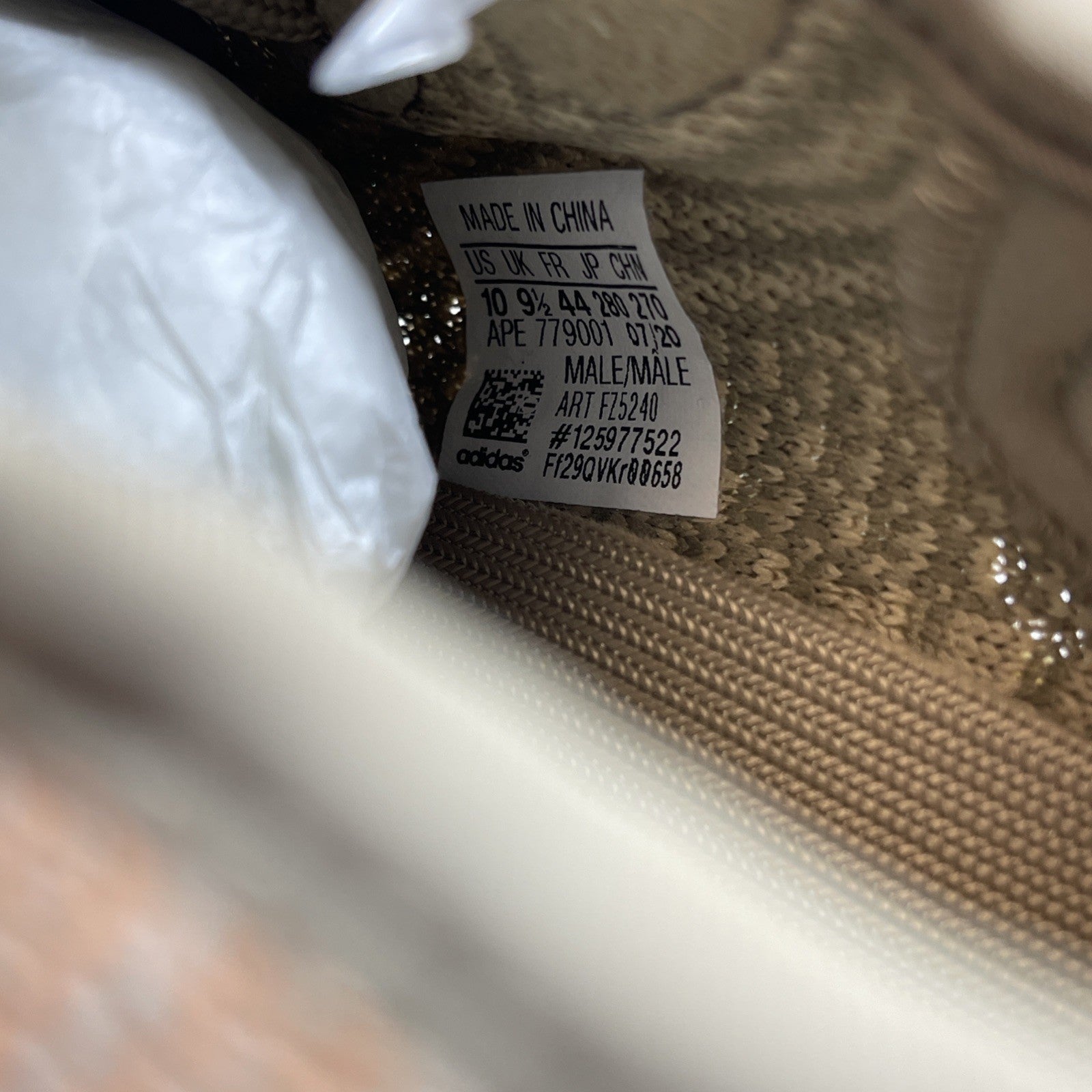 Size 10 - Yeezy Boost 350 V2 Sand Taupe Brown Suede (FZ5240)