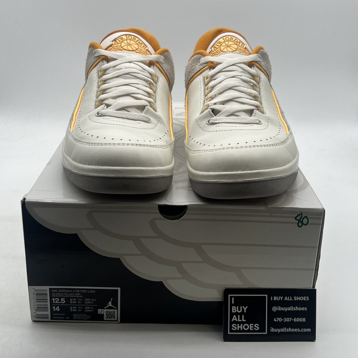 Size 12.5 - Air Jordan 2 Retro Low Melon Tint (DV9956-118)