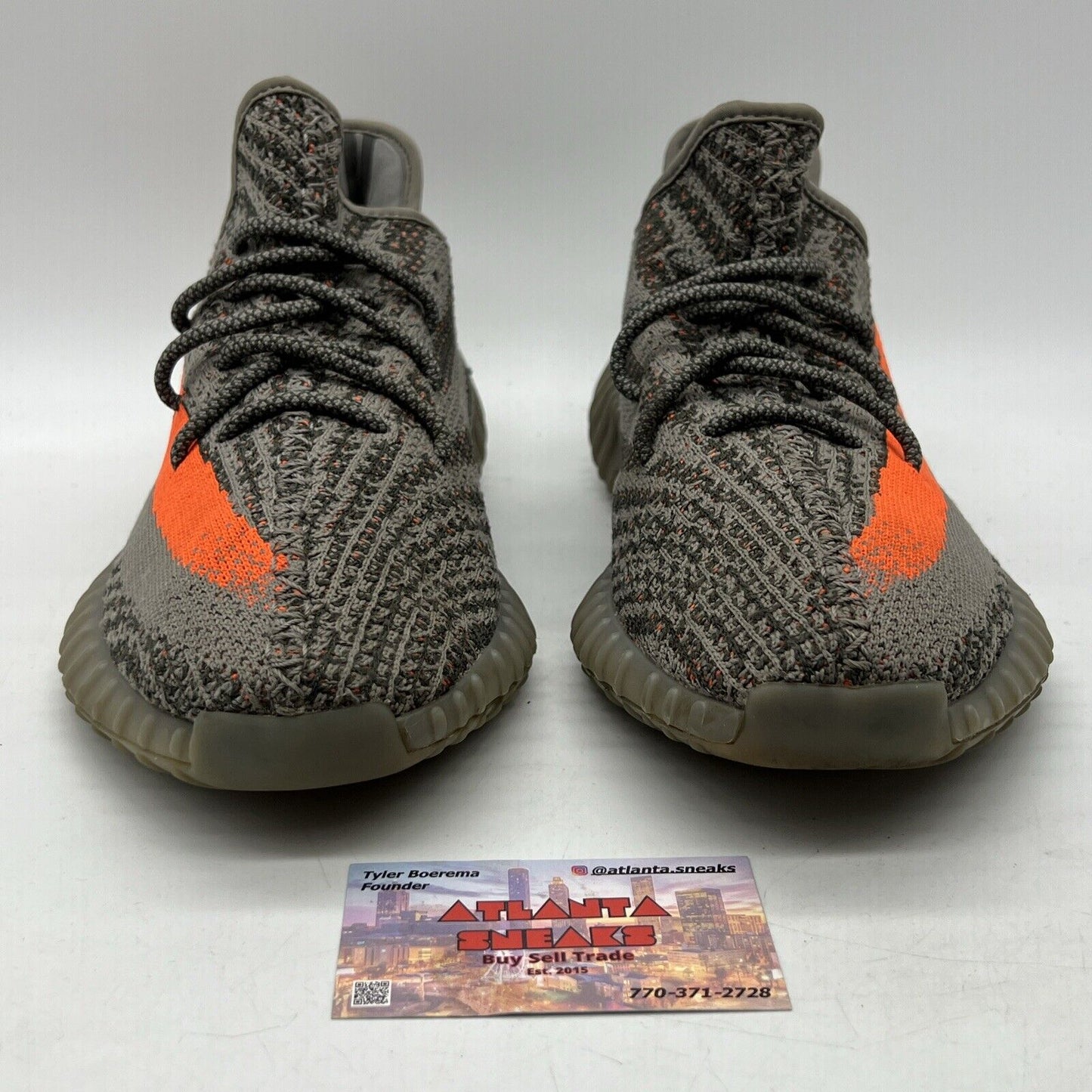 Size 11 - adidas Yeezy Boost 350 V2 Low Beluga Reflective Orange Grey (GW1229)