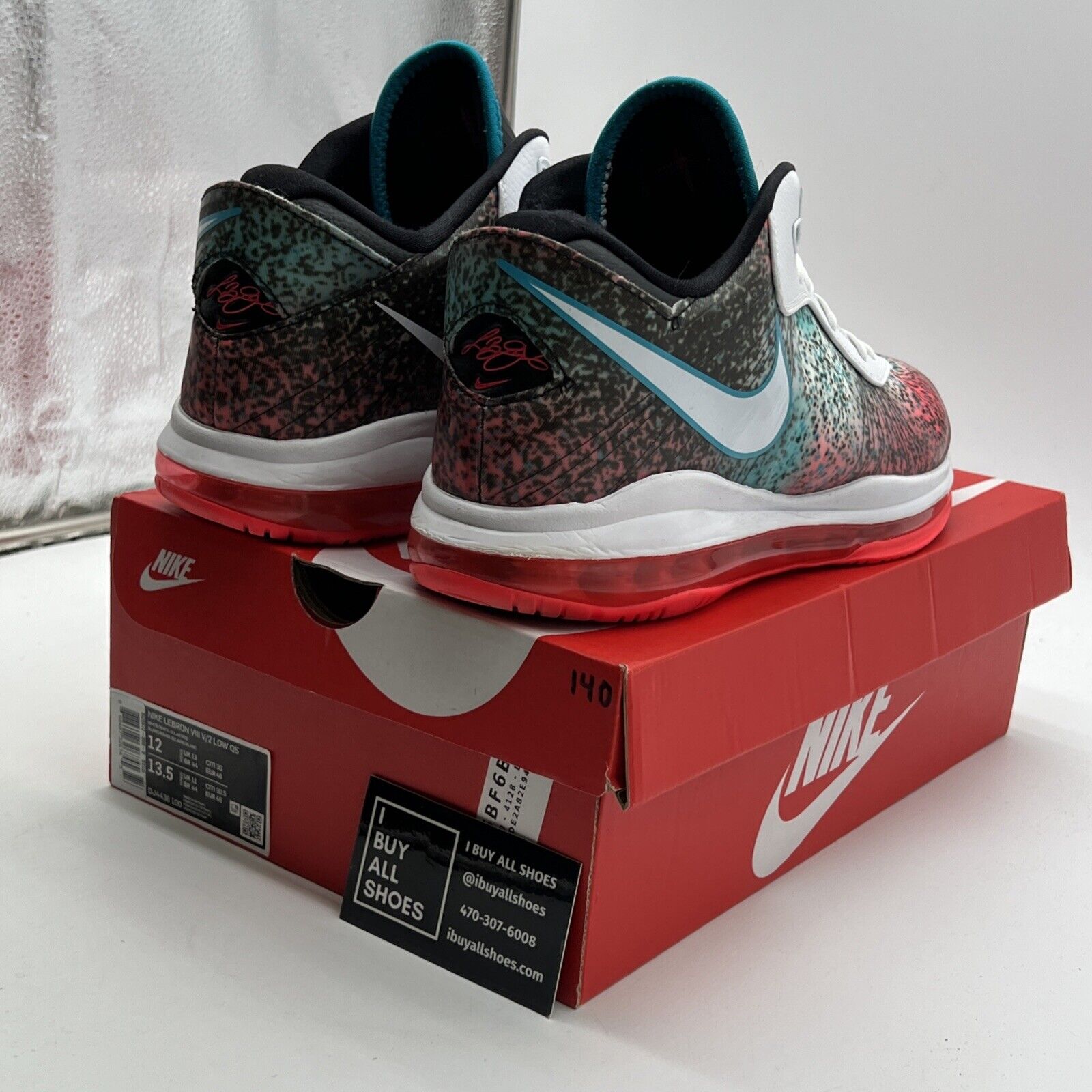 Size 12 - Nike LeBron 8 V/2 Retro 2021 Low Miami Night (DJ4436-100)