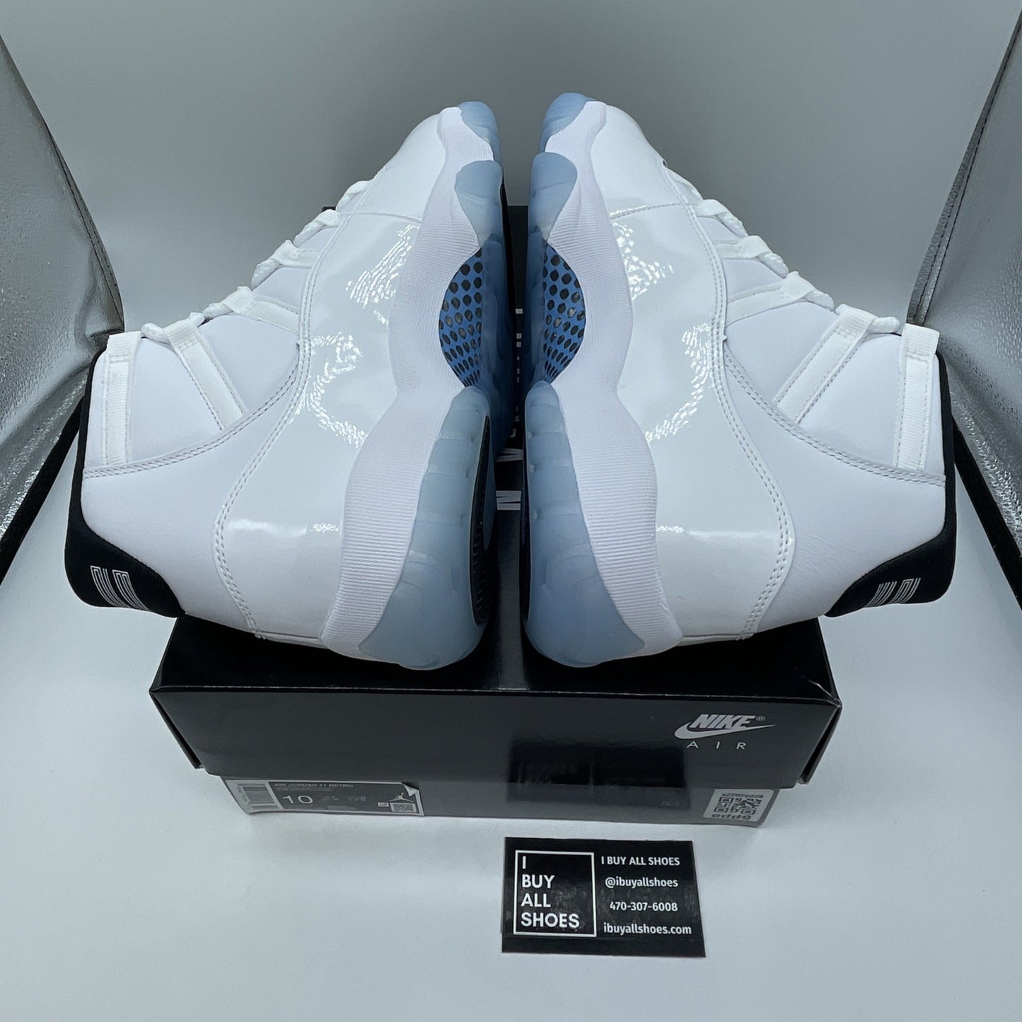 Size 10 - Air Jordan 11 Retro High Legend Blue White Leather (CT8012-104(